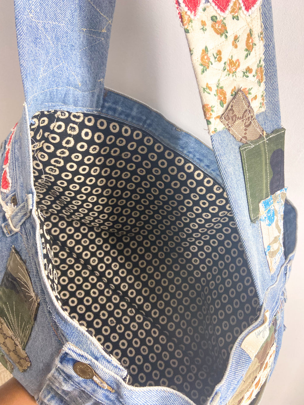 OOAK X-Large Jean Bag
