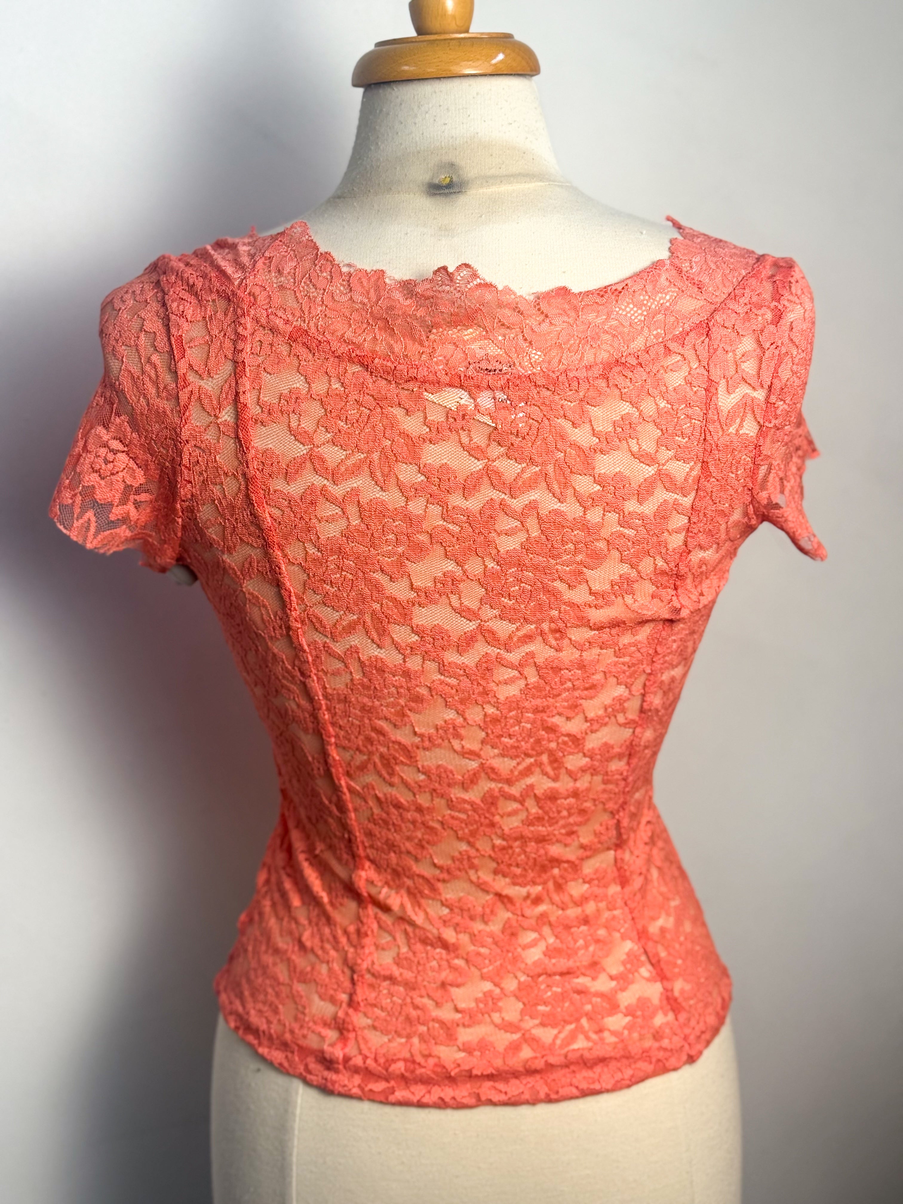 Free People All Night Lace Top