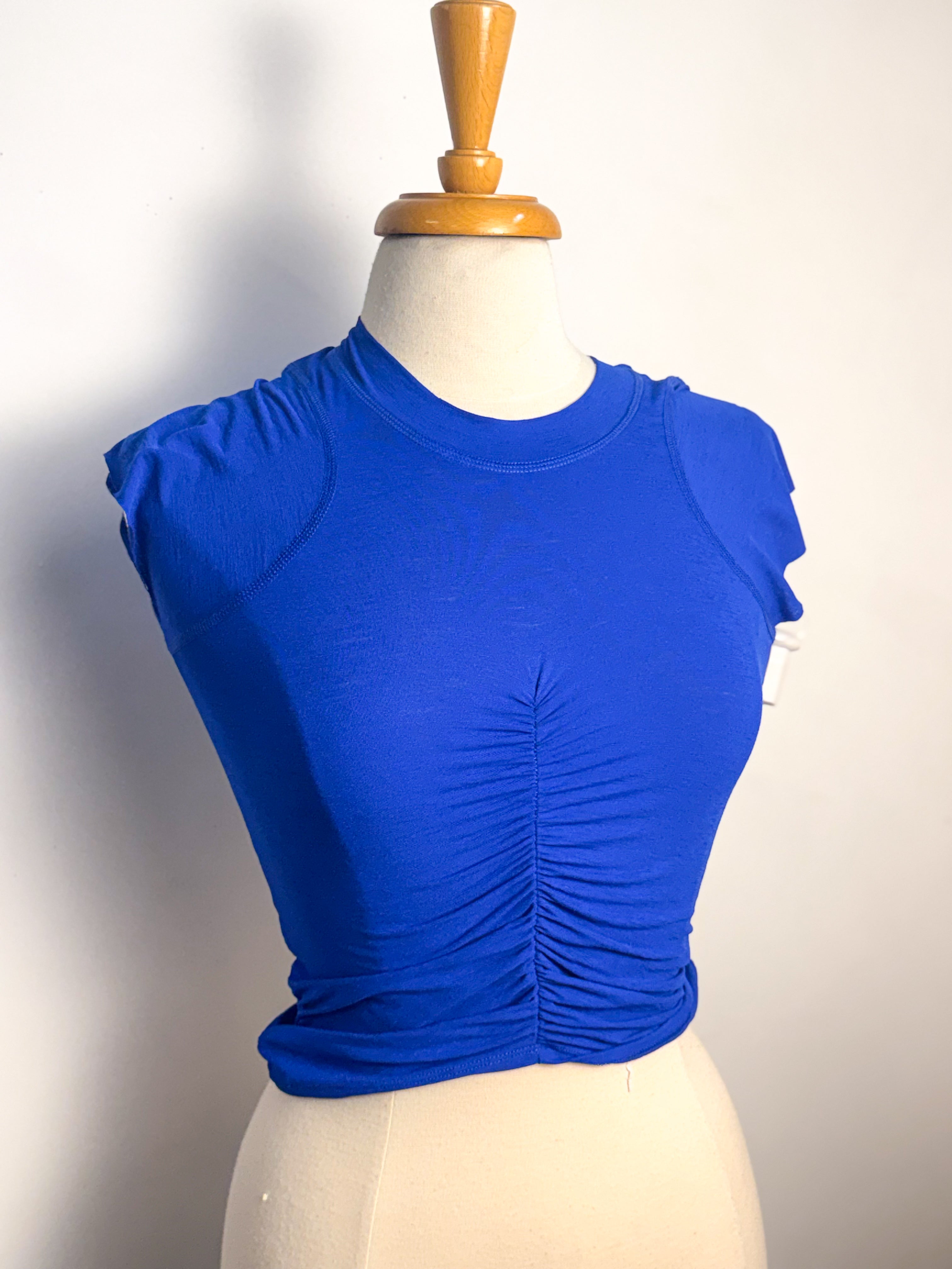 Free People Tempo Ruched Short Sleeve