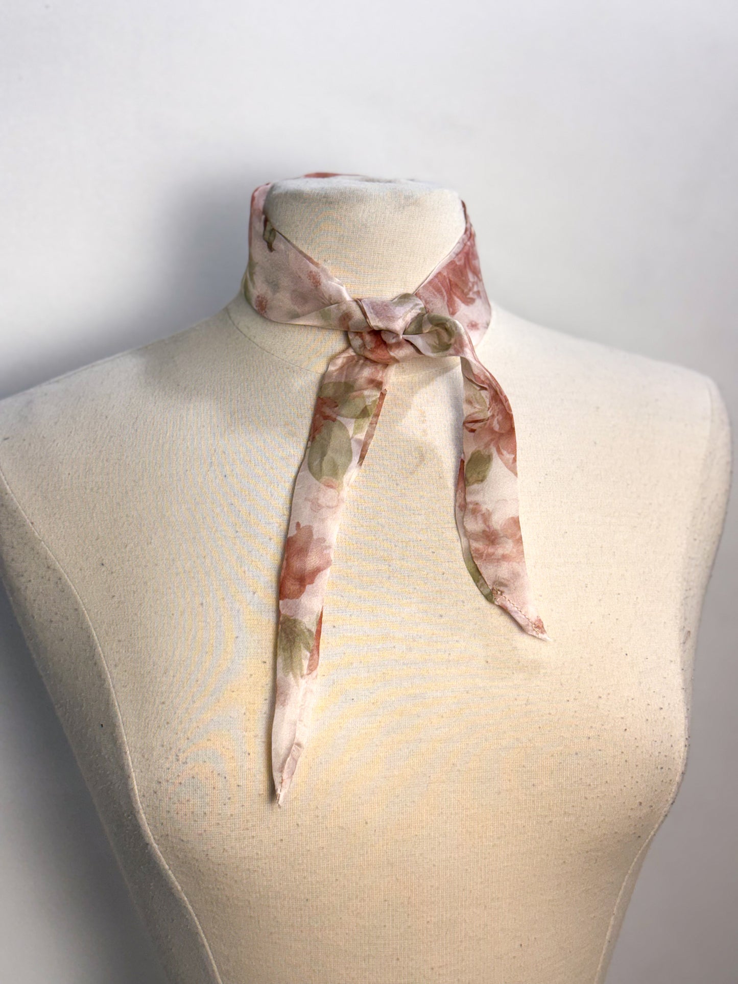 Floral Chiffon Thin Scarf