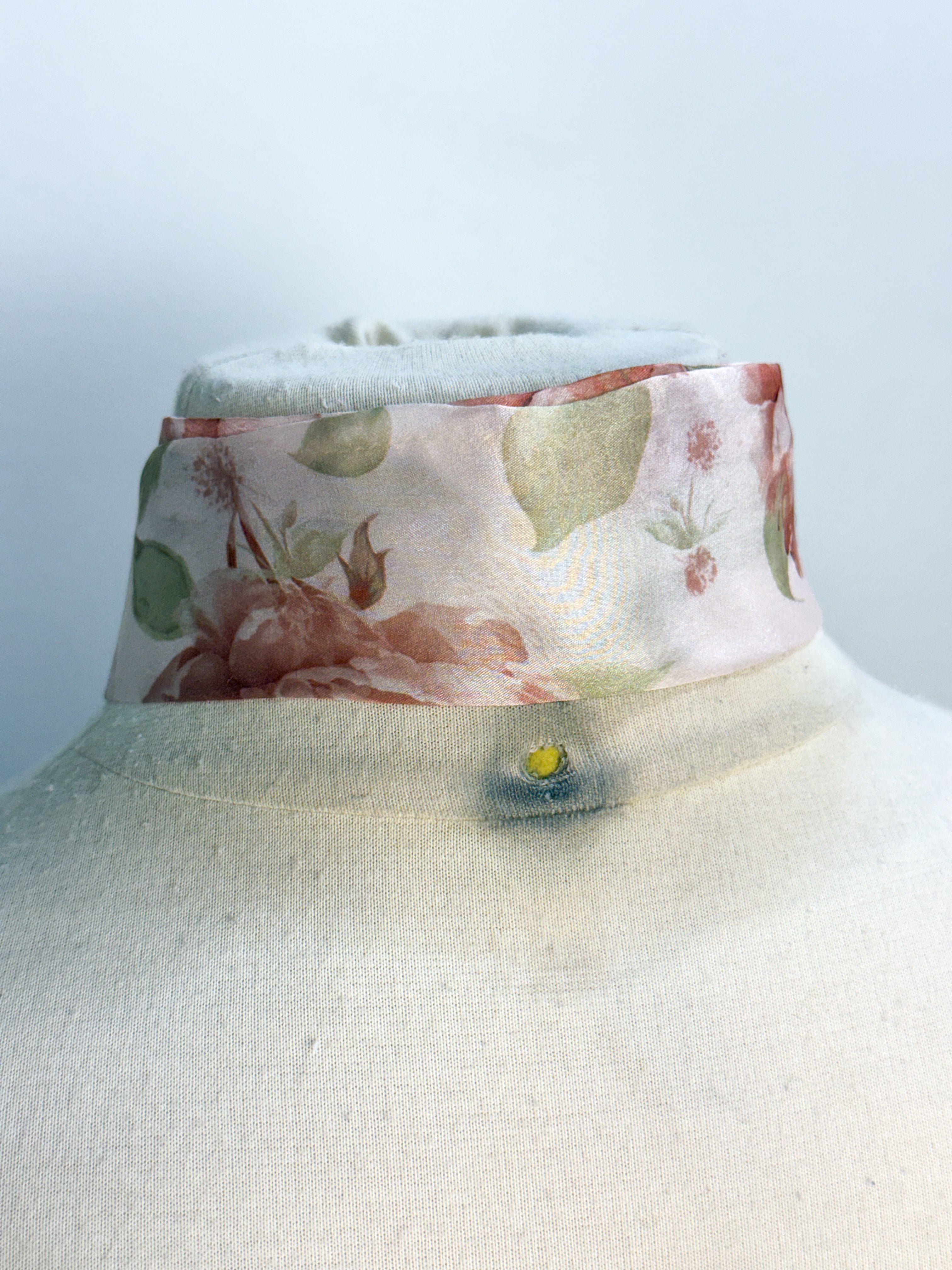 Floral Chiffon Thin Scarf