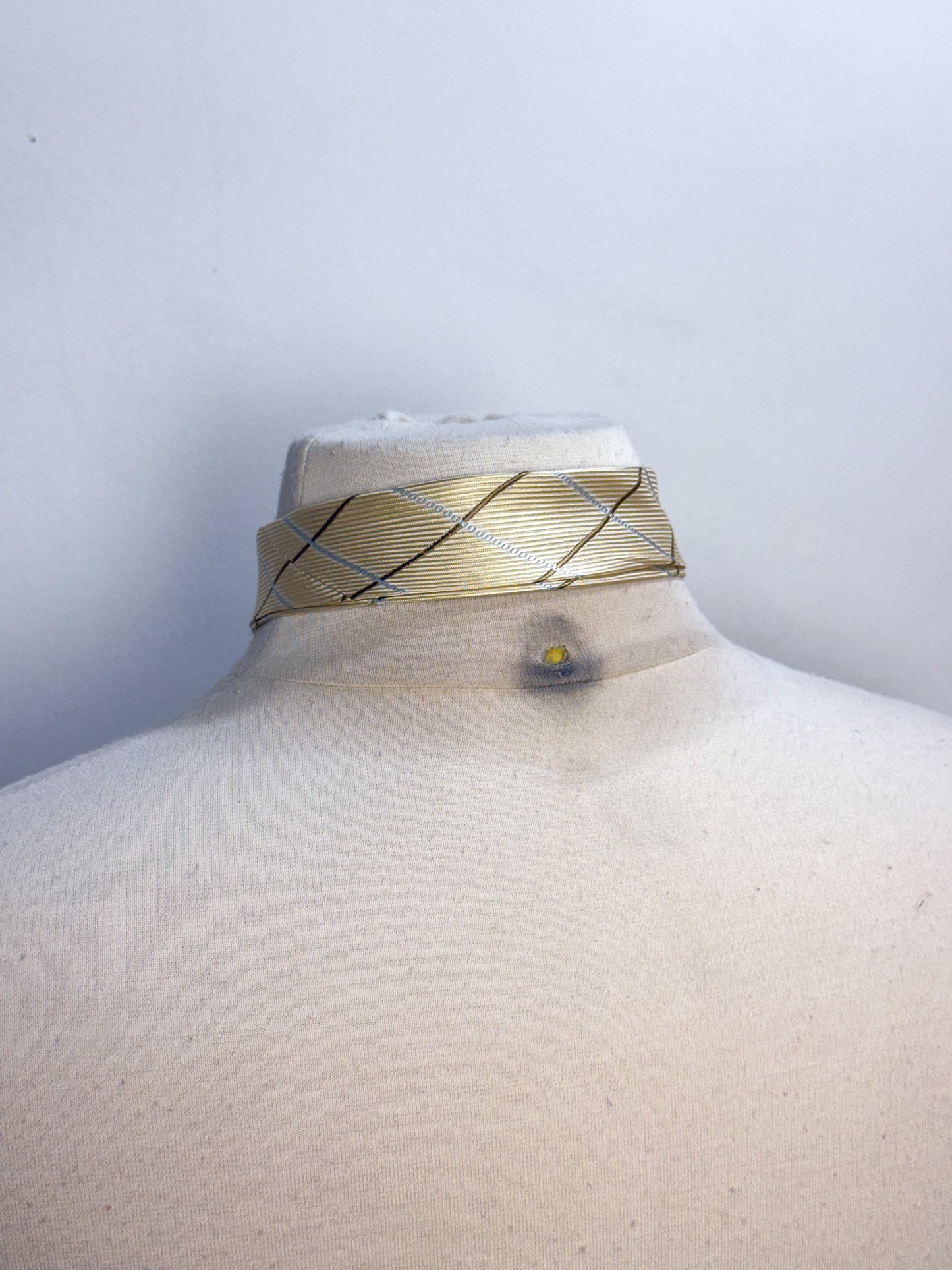 OOAK Silk Polo Tie Scarf