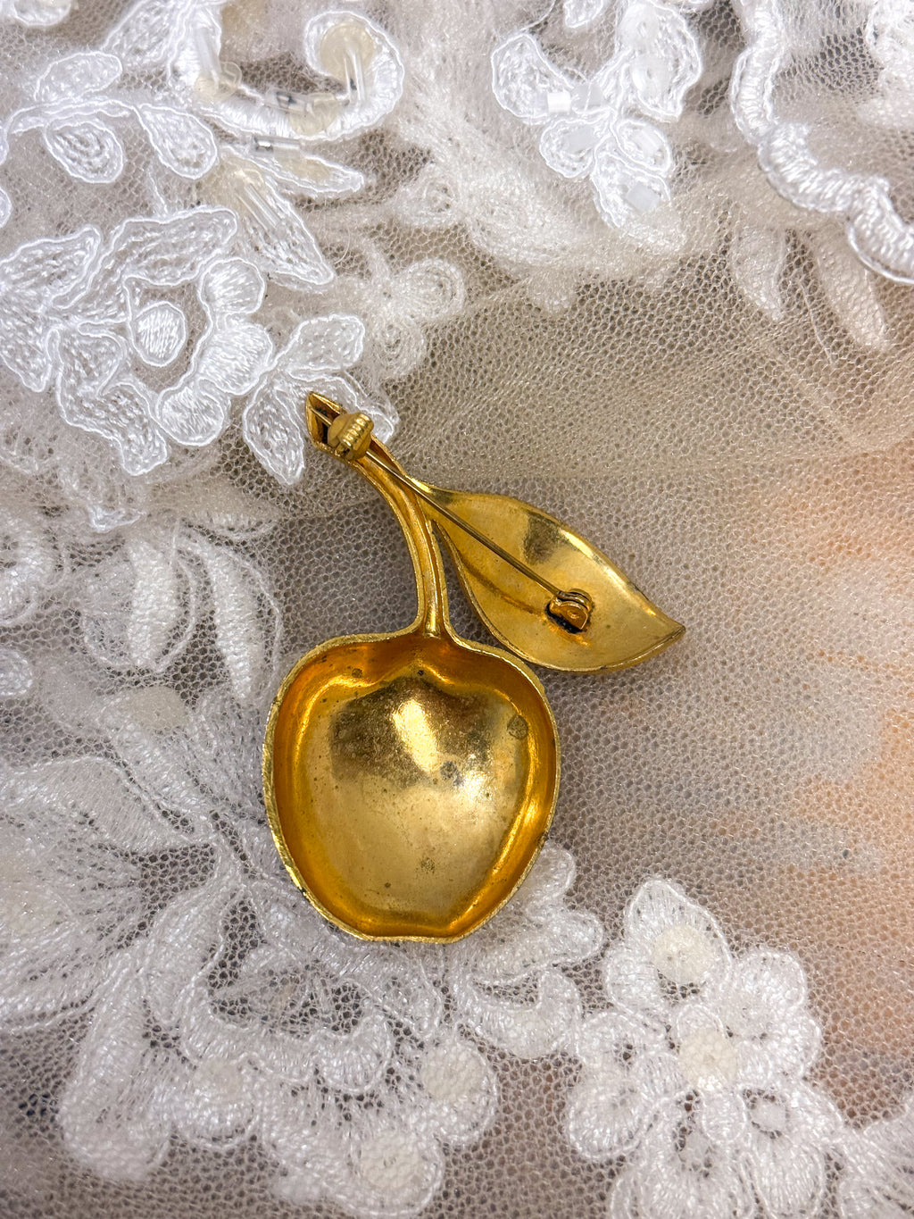 OOAK Vintage Cherry Pin