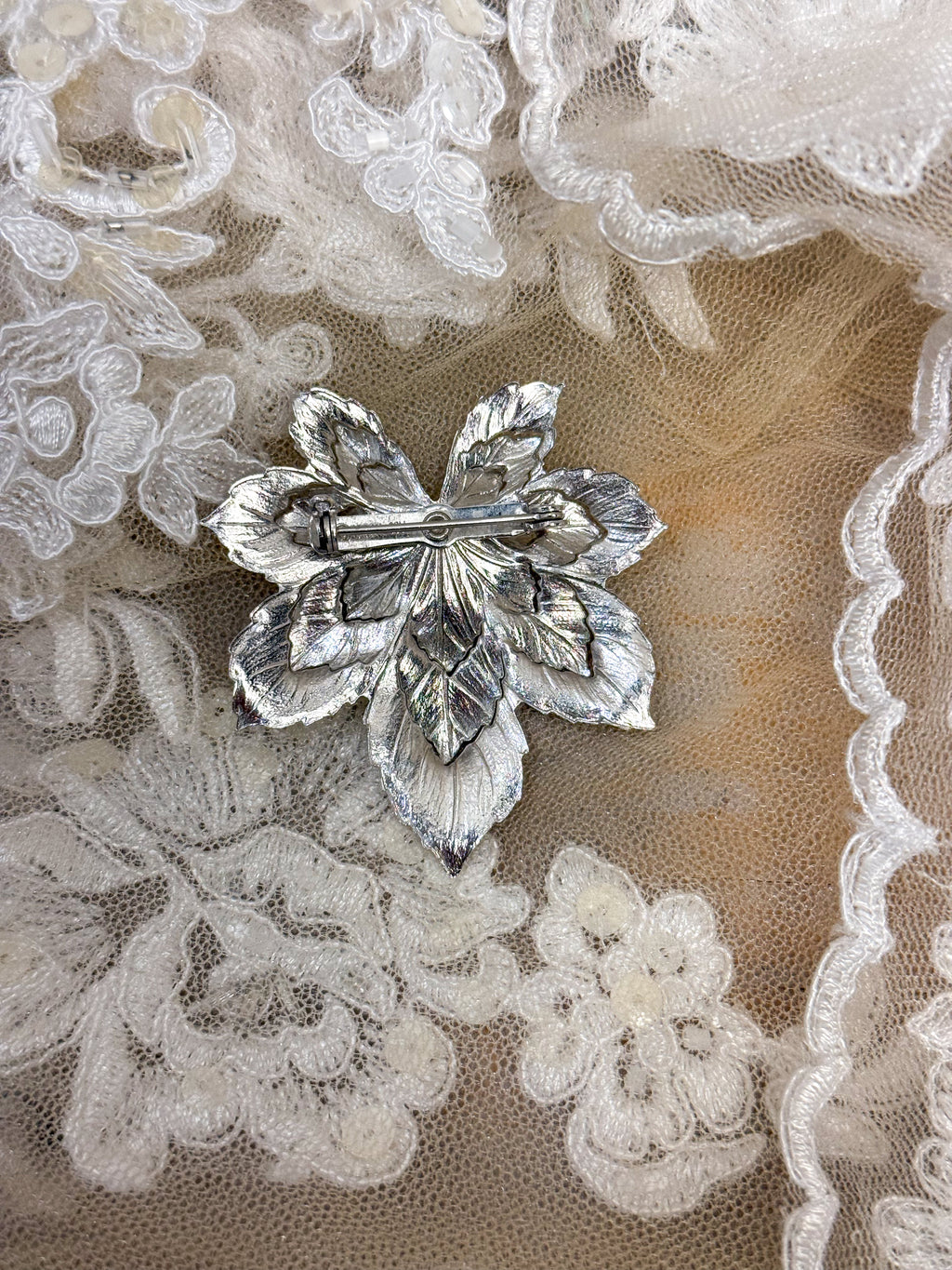 OOAK Vintage Leaf Pin