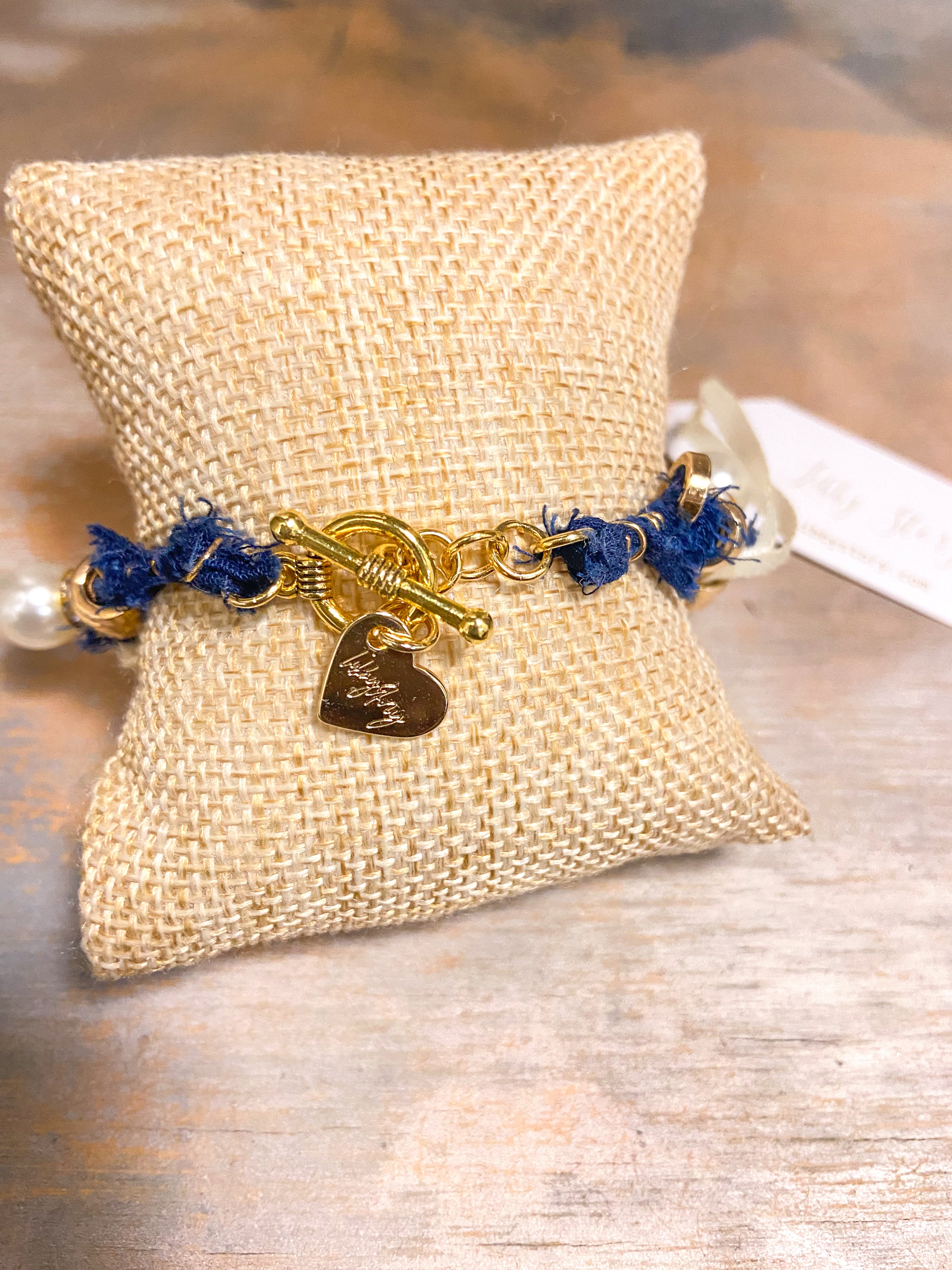 OOAK Bandana Charm Bracelet