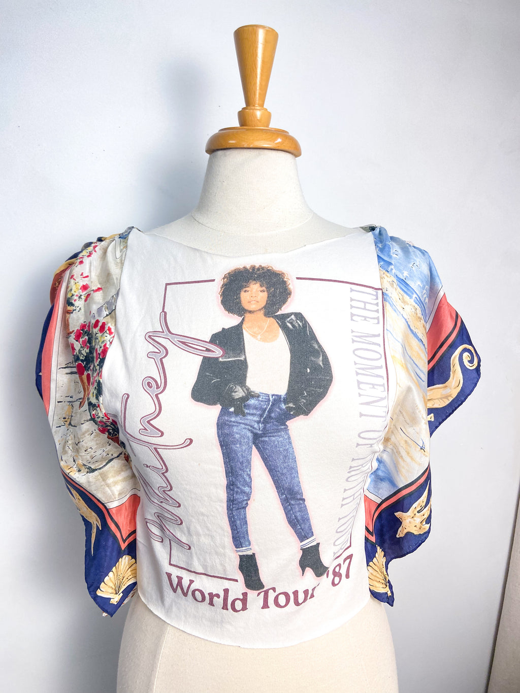 OOAK Whitney Silk Scarf Top