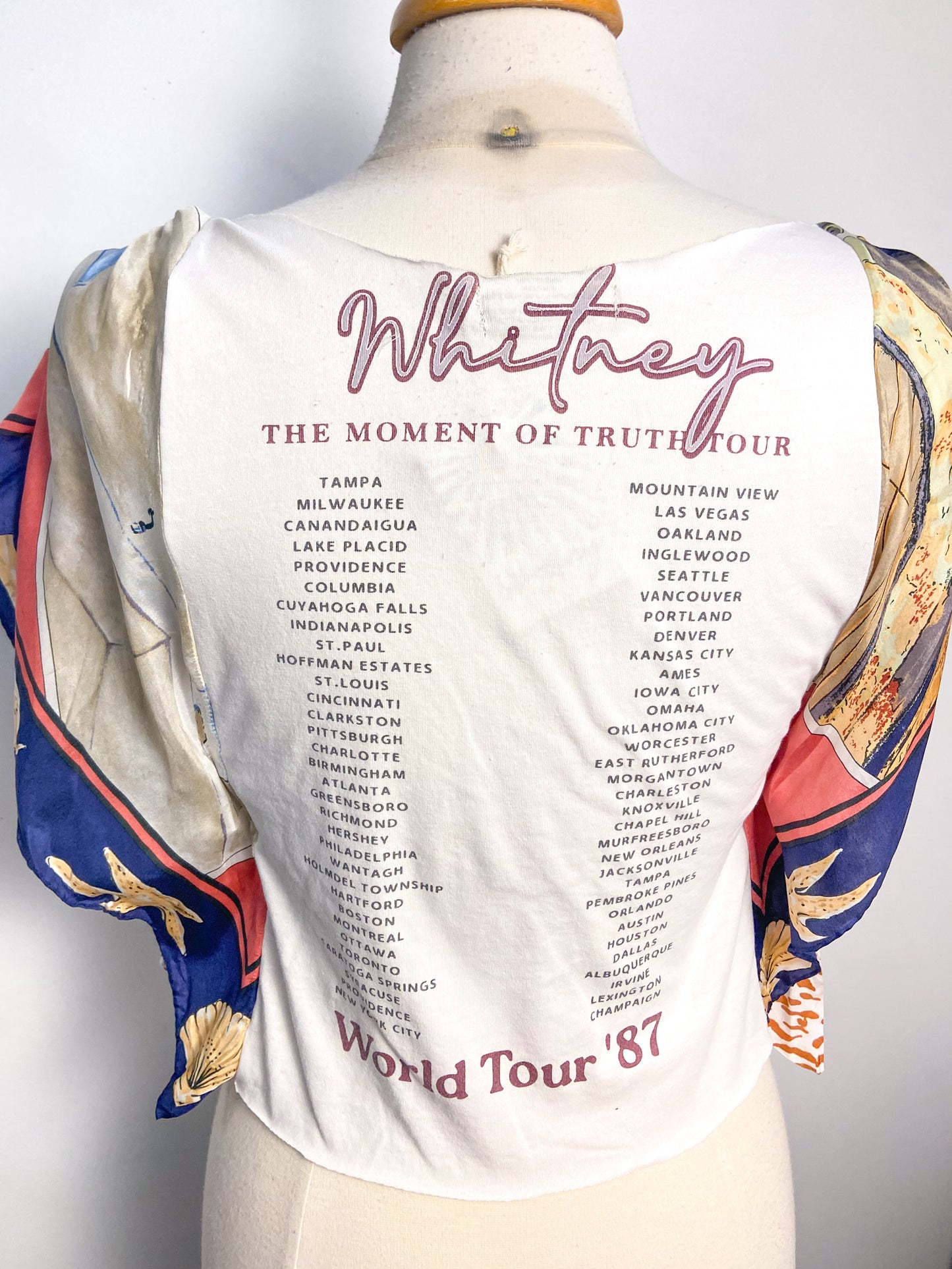 OOAK Whitney Silk Scarf Top