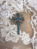 OOAK Vintage Cross Pin