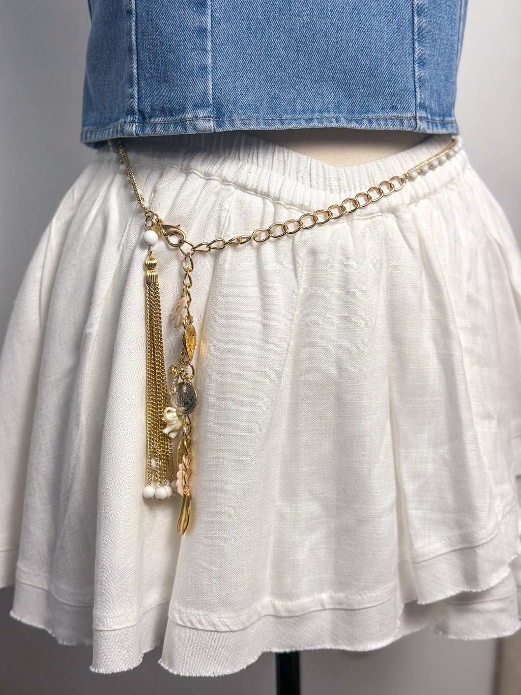 OOAK Bead & Charm Necklace or Belt