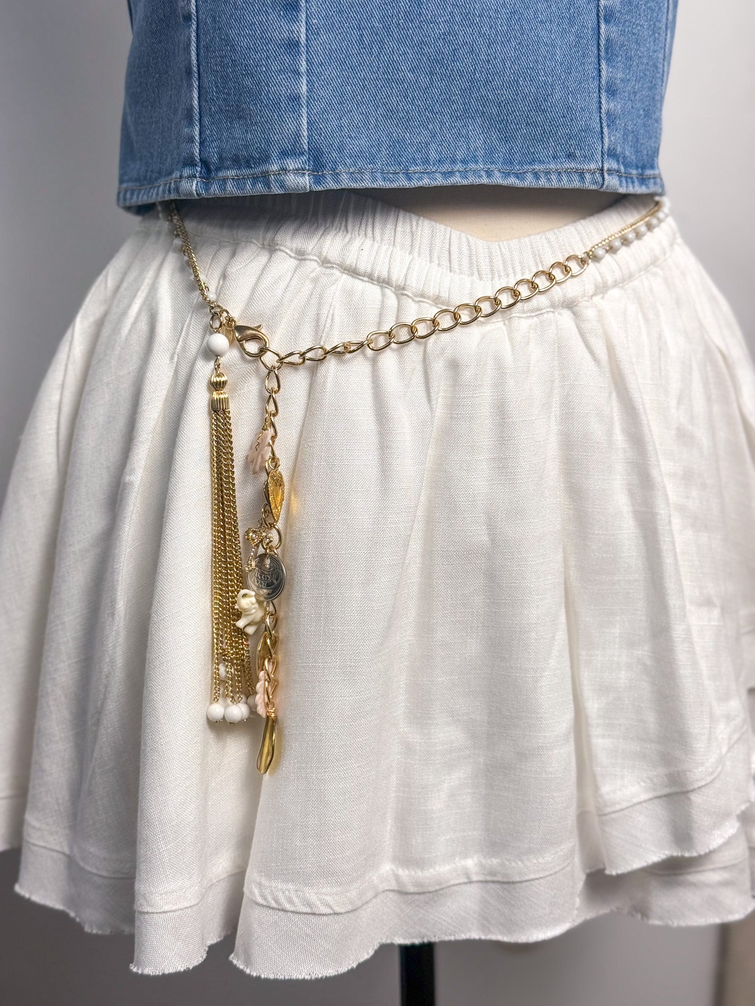OOAK Bead & Charm Necklace or Belt
