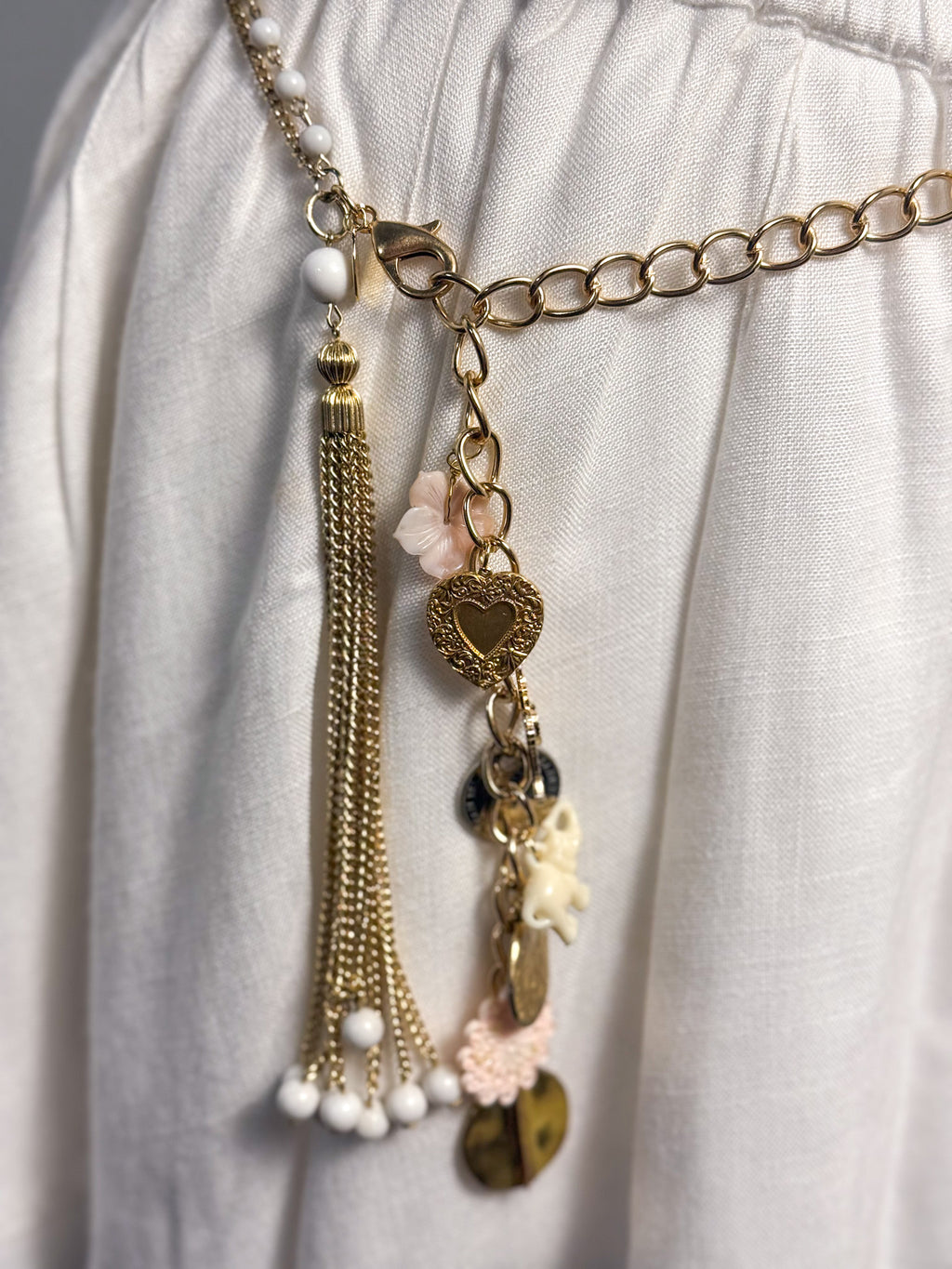OOAK Bead & Charm Necklace or Belt