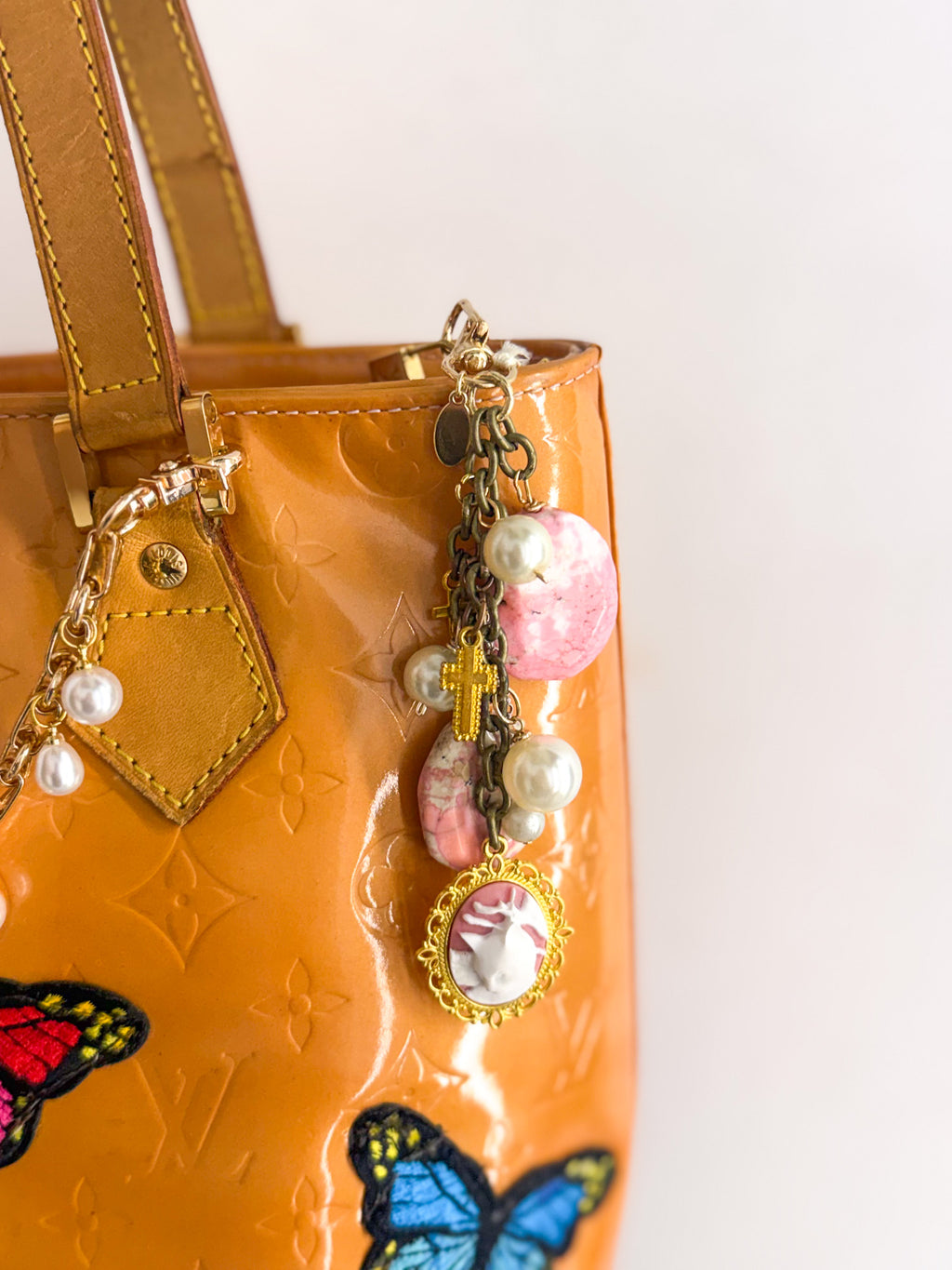 OOAK Cat Cameo Bag Charm