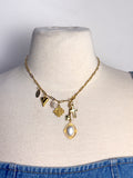 OOAK One Side Charm Lariat Necklace