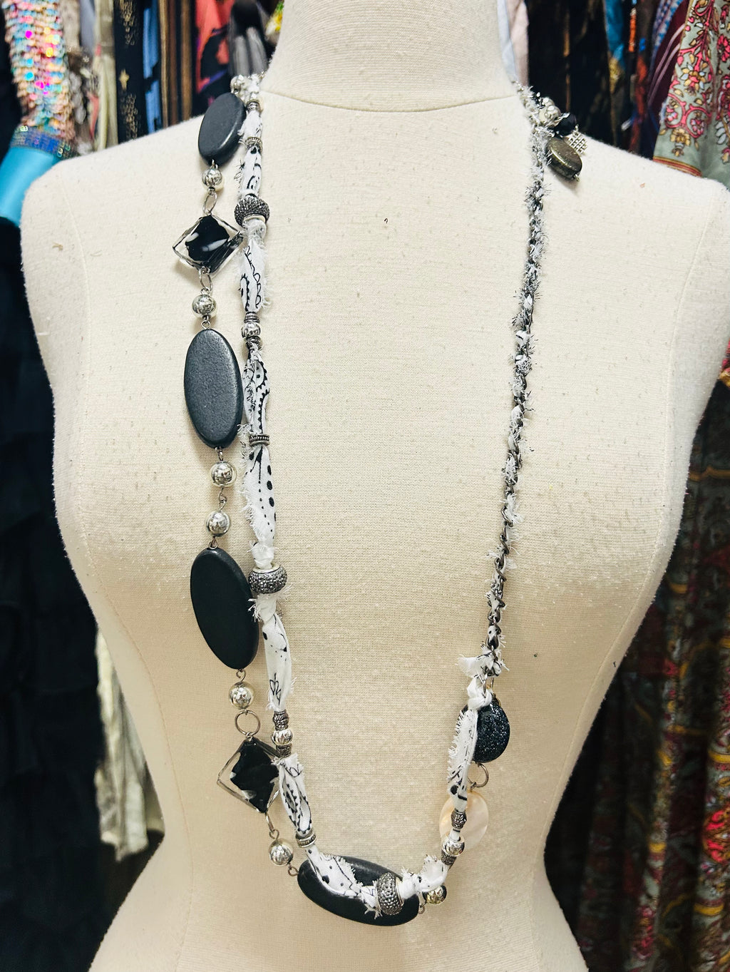 OOAK Bandana Mix Necklace or Belt