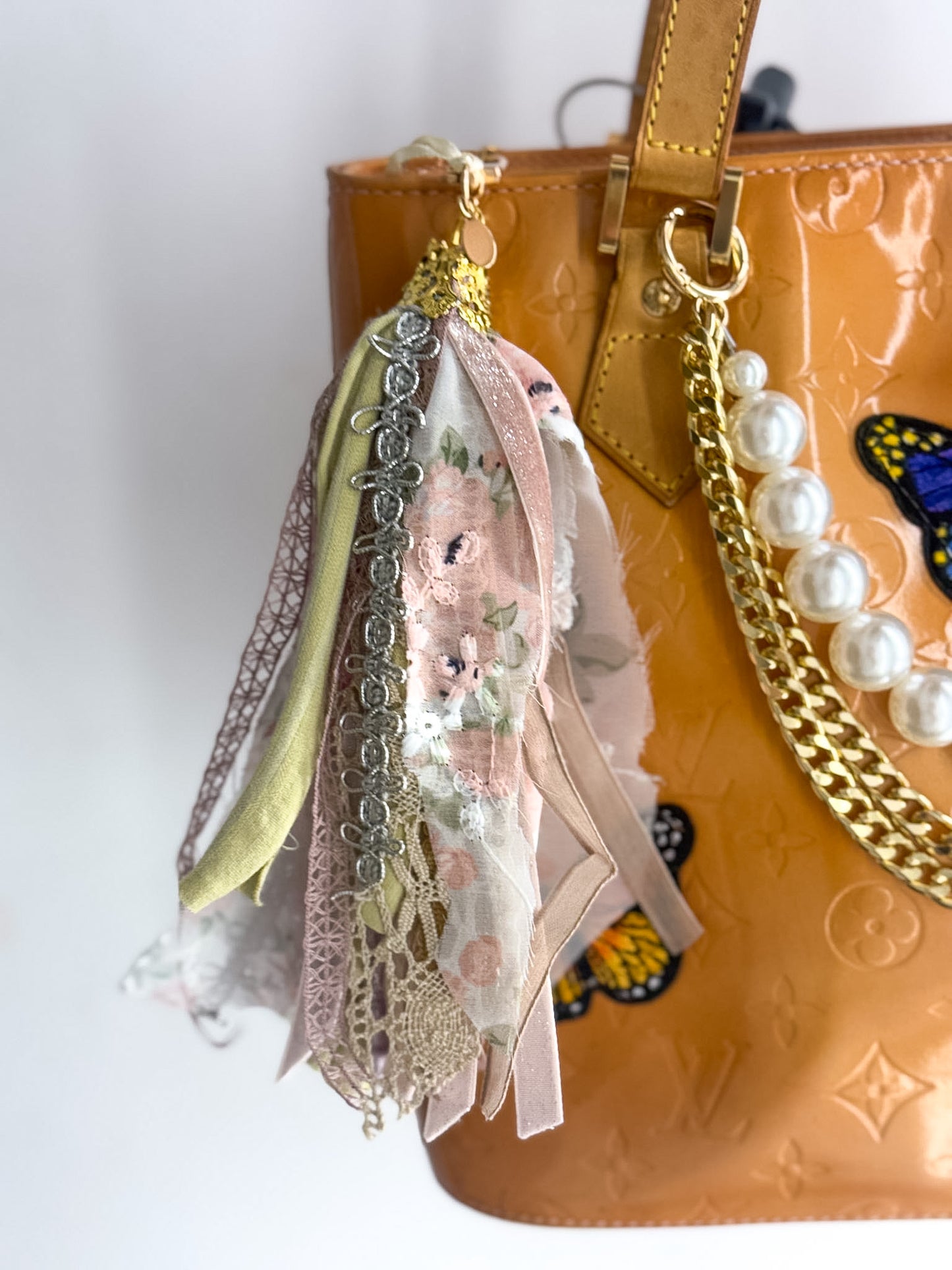 OOAK Small Filigree Top Purse Charm