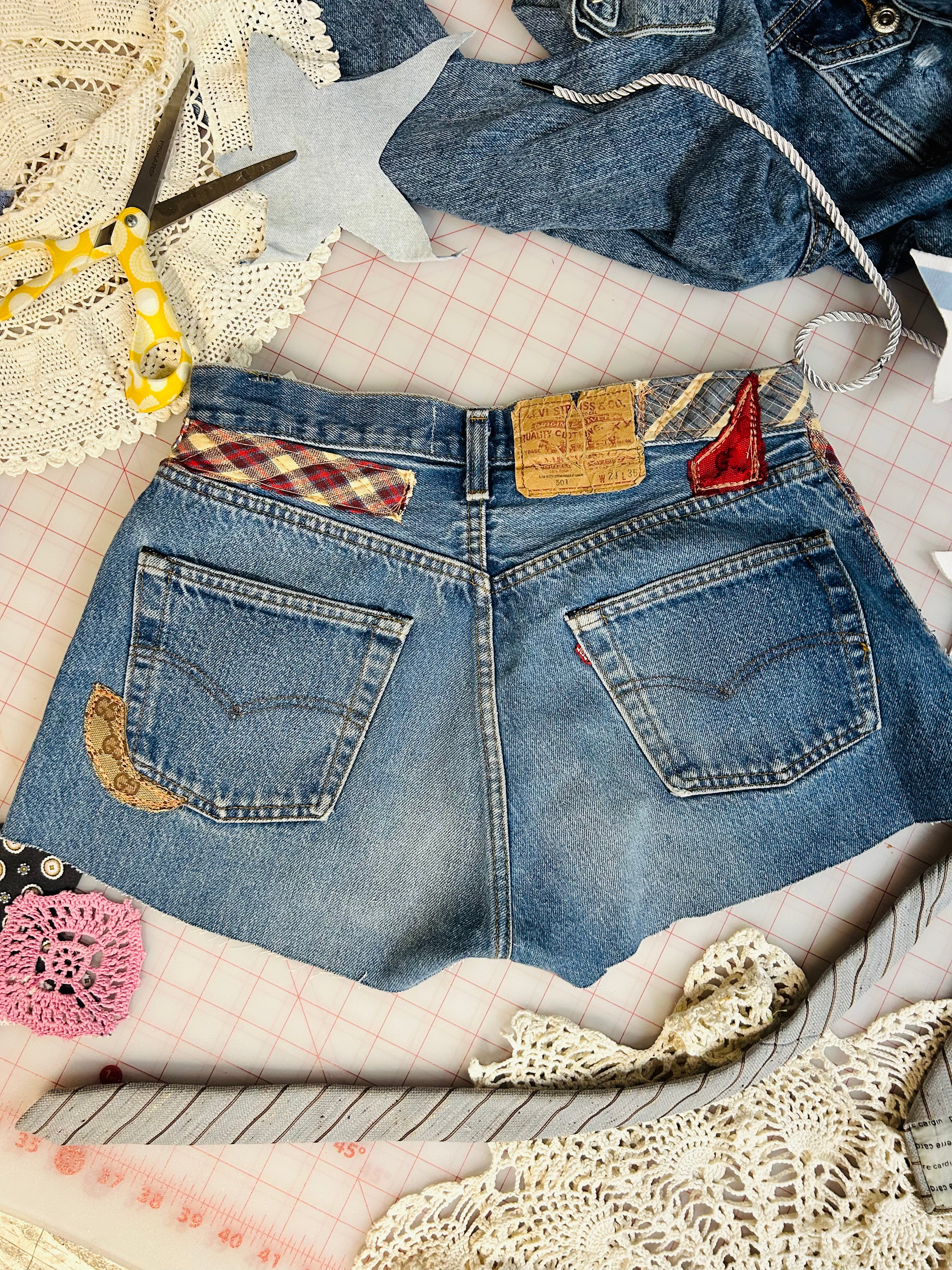 OOAk Gucci & Ties Cutoffs