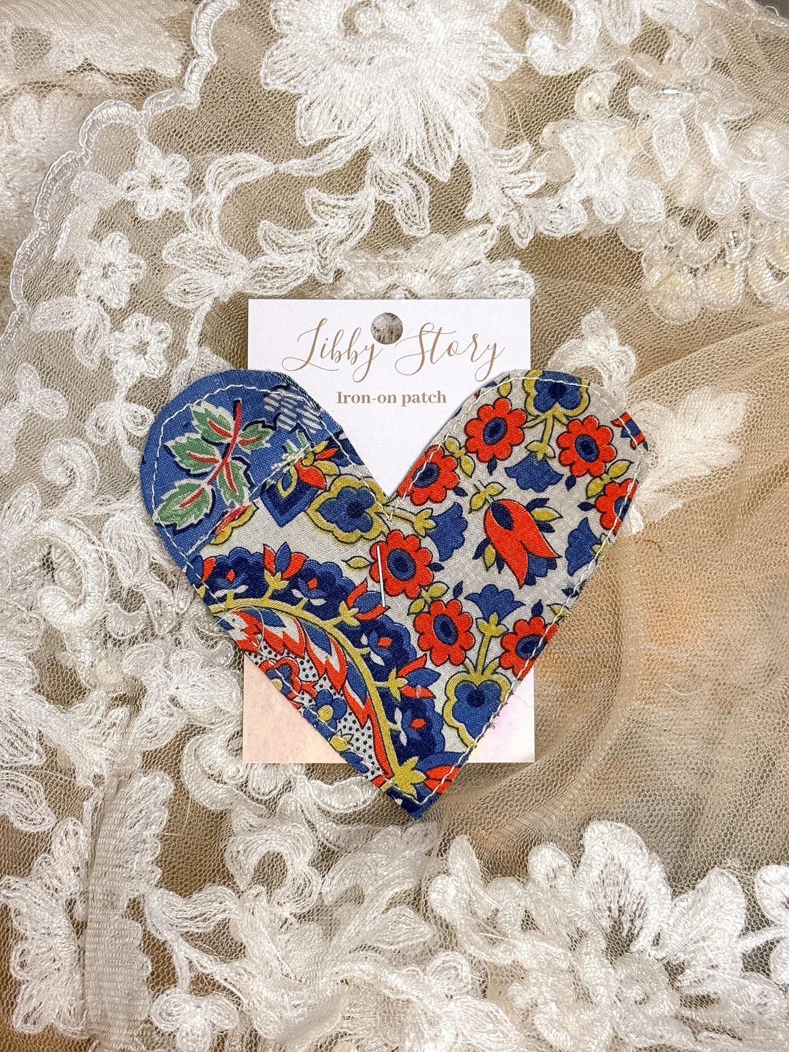 OOAK Libby Story Large Heart Patch