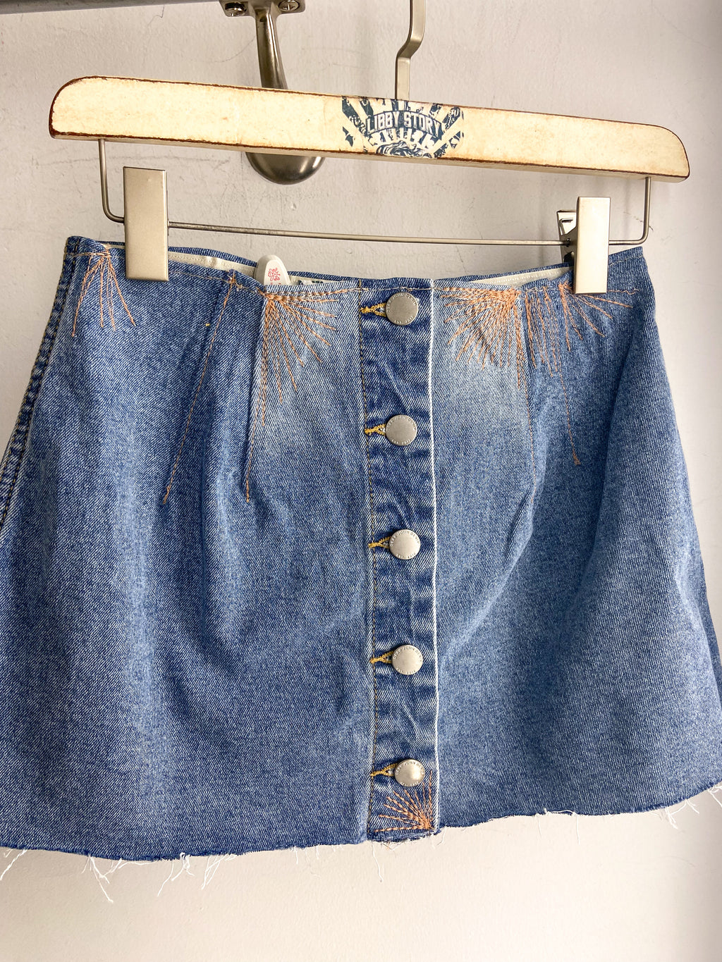 OOAK Dear John Upcycled Denim Skirt