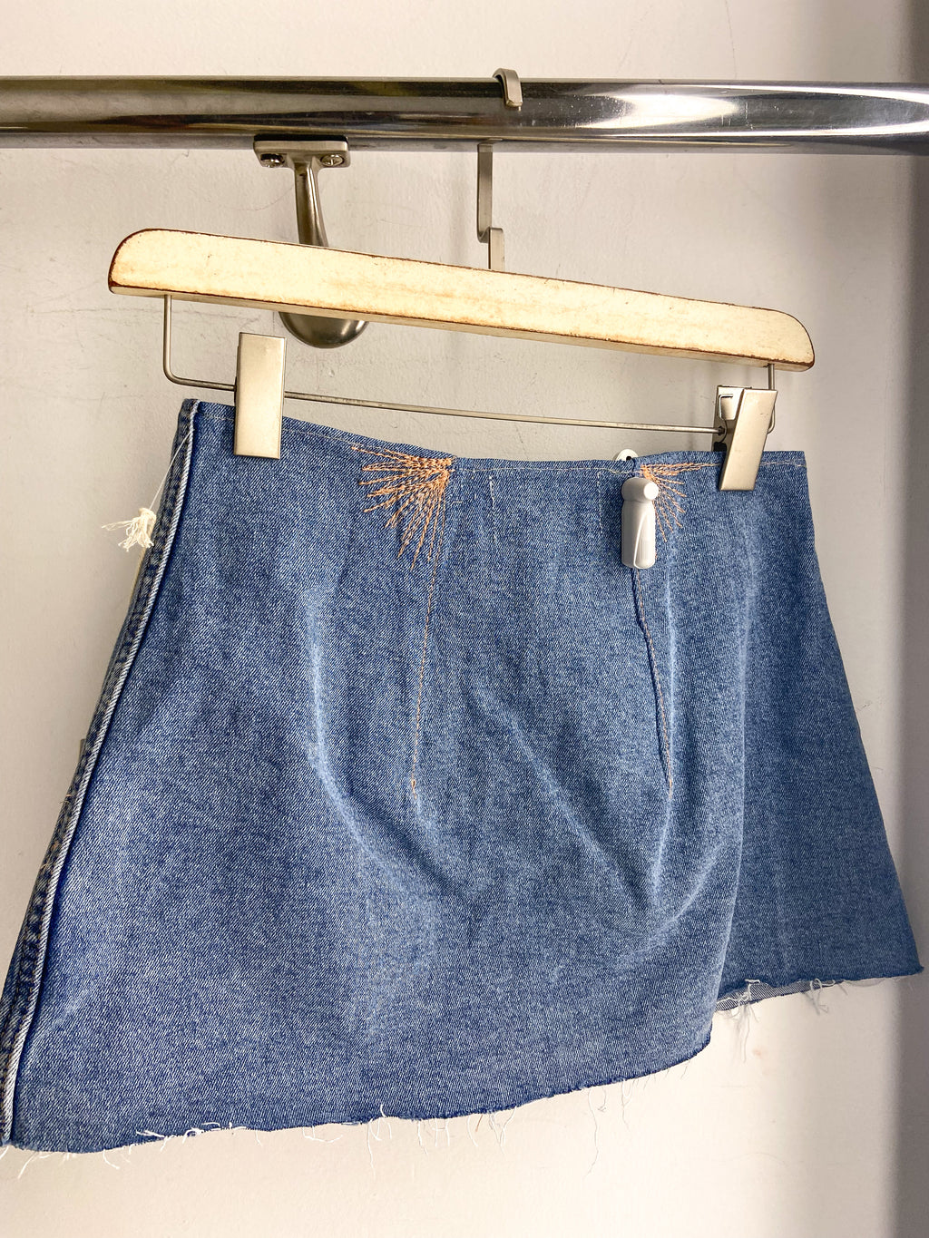 OOAK Dear John Upcycled Denim Skirt