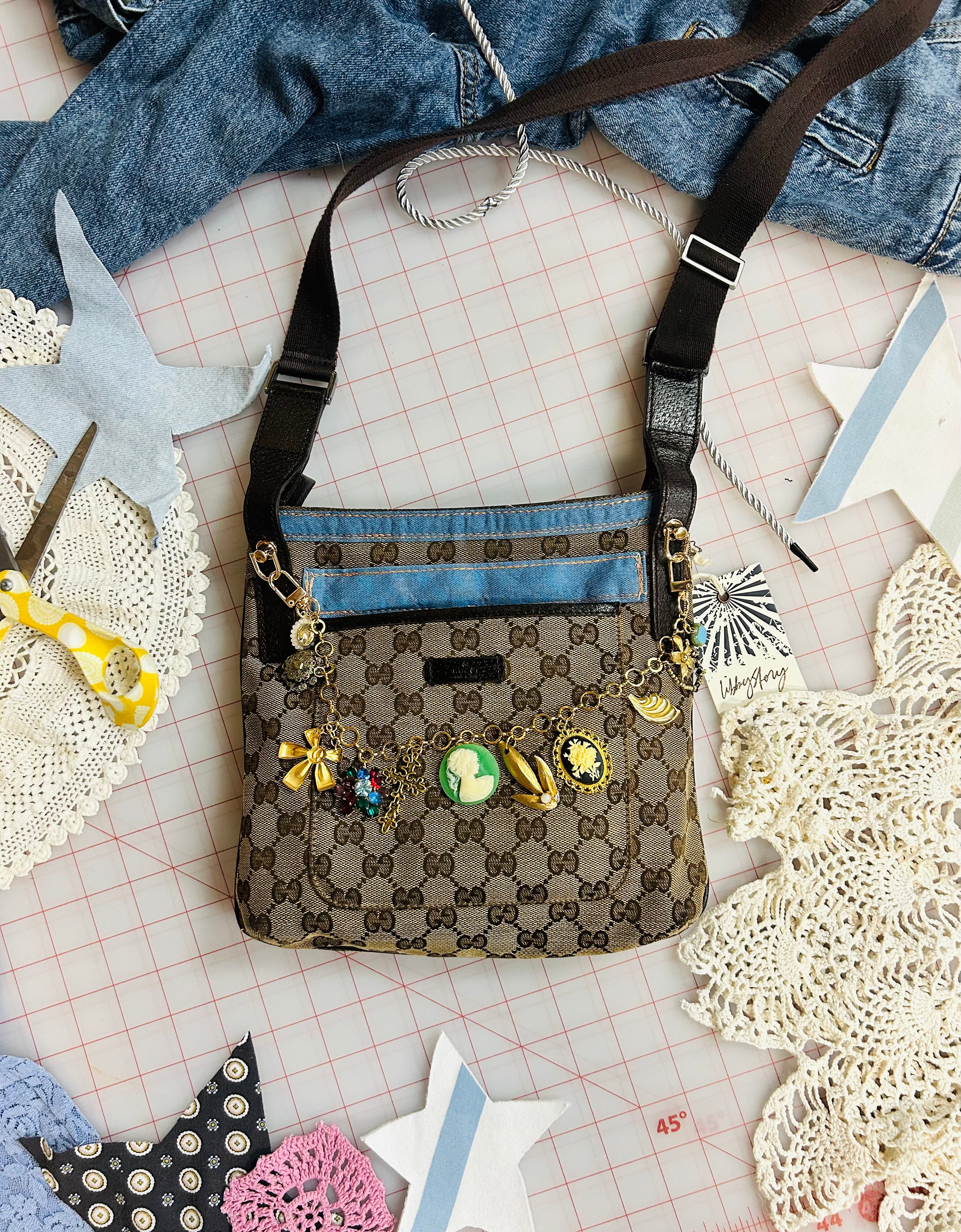 OOAK Authentic Vintage Gucci Crossbody Purse w/ Chain Strap