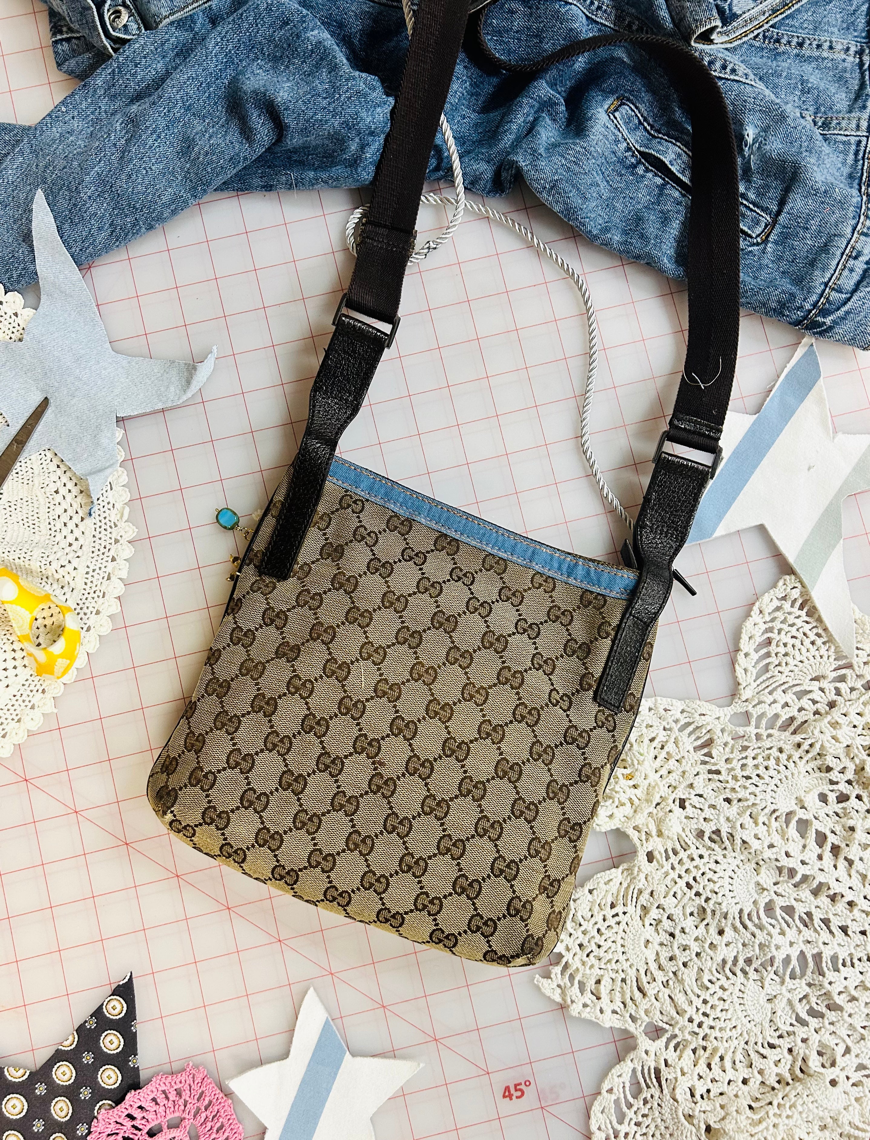OOAK Authentic Vintage Gucci Crossbody Purse w/ Chain Strap