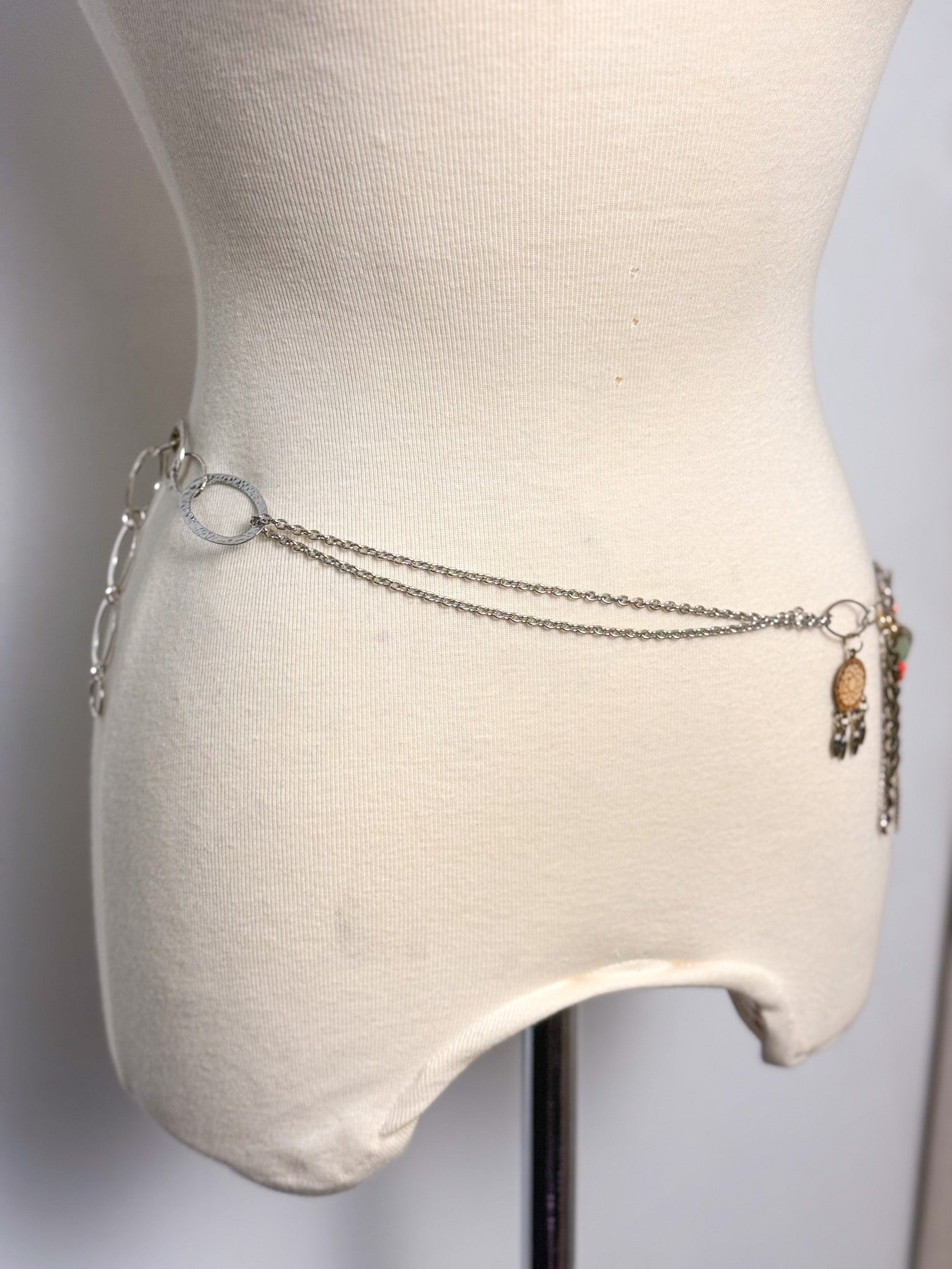 OOAK Earring Fringe Chain Belt