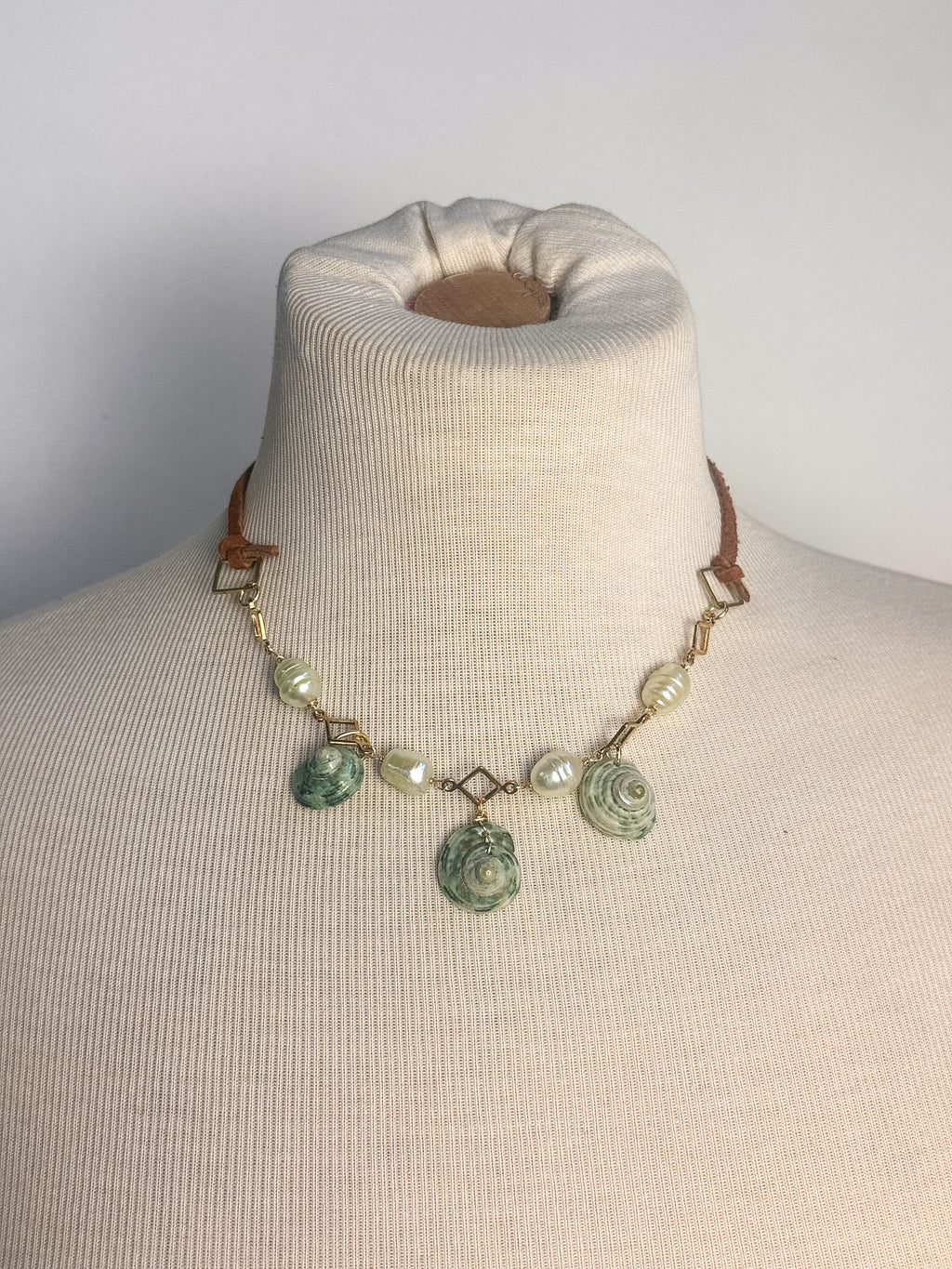 Handmade Shell & Pearl Necklace