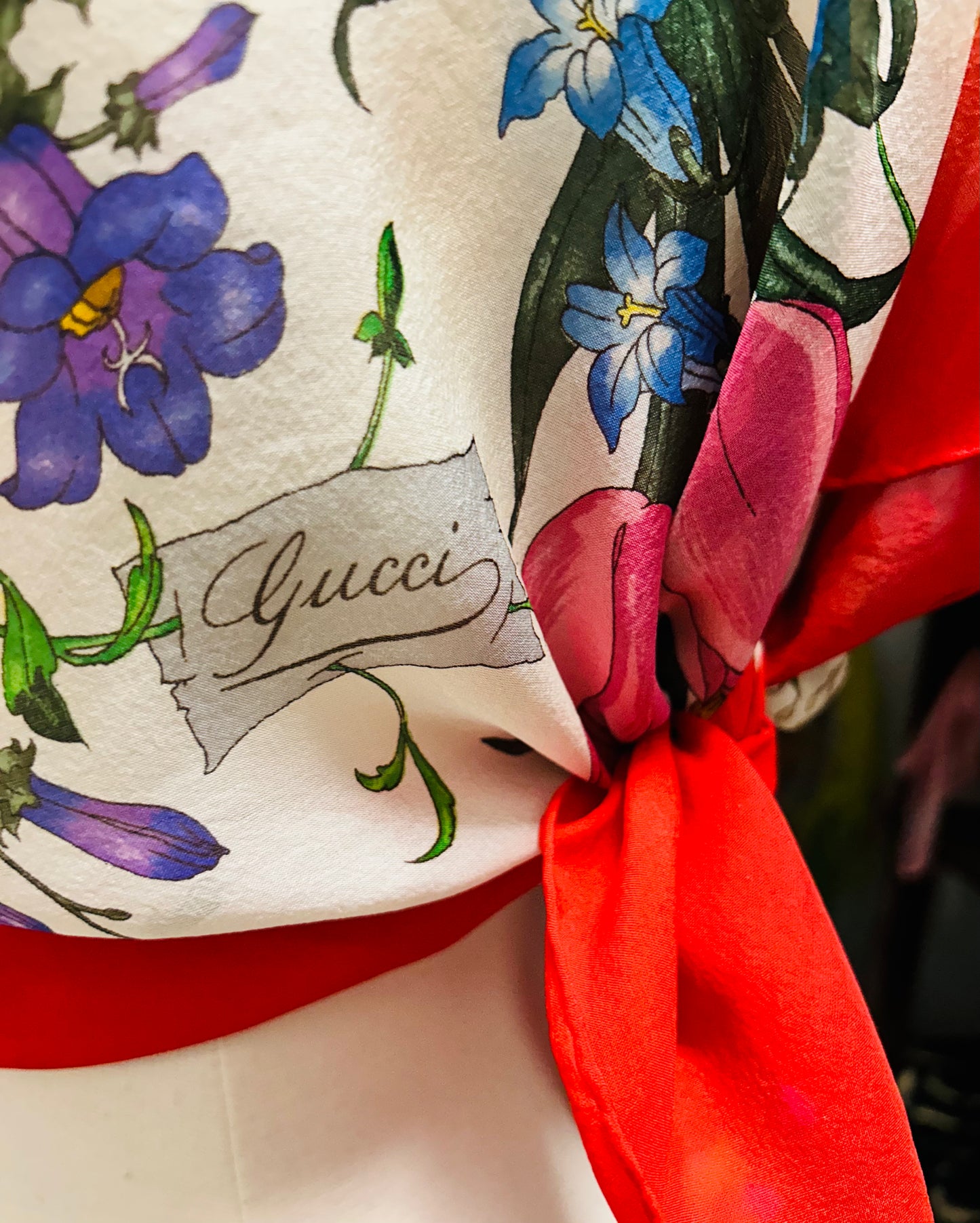 OOAK Vintage Signed Gucci Scarf Top