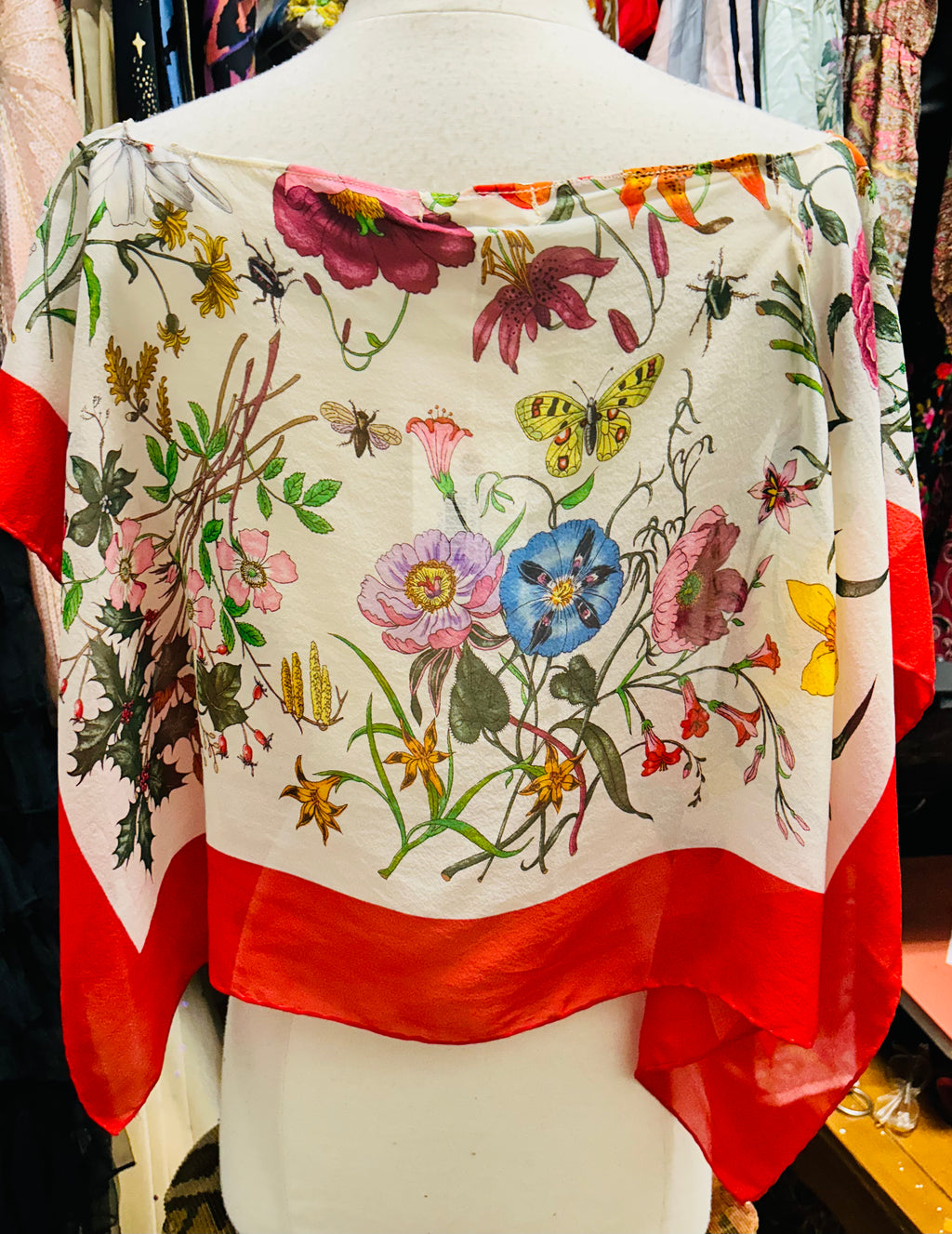 OOAK Vintage Signed Gucci Scarf Top