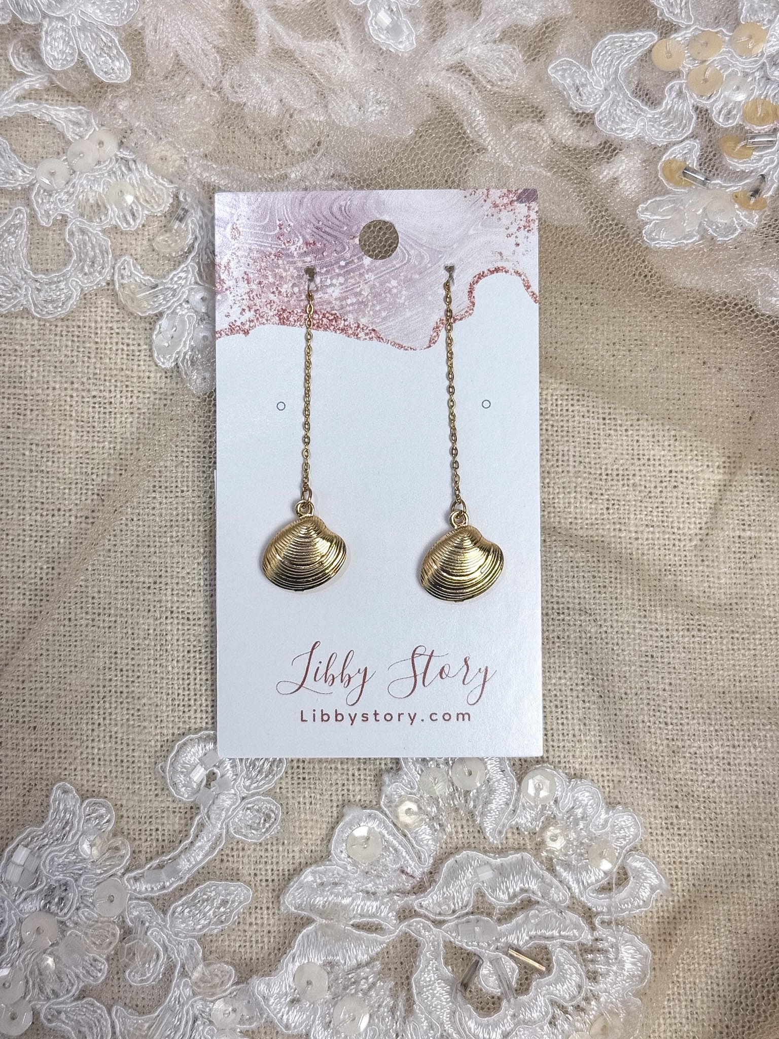 Handmade Sea Life Threader Earring