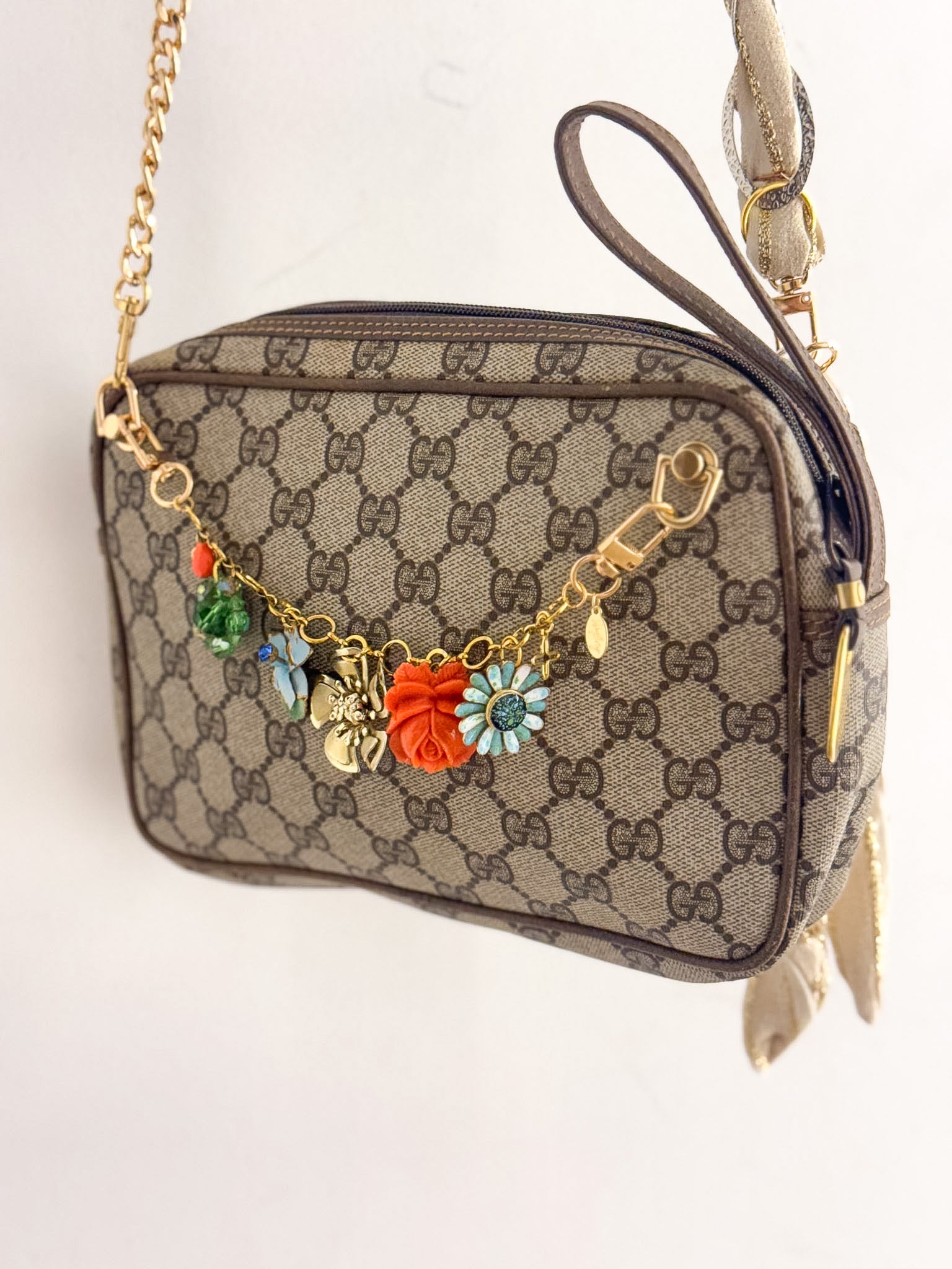 OOAK Vintage Wristlet Cross Body Purse