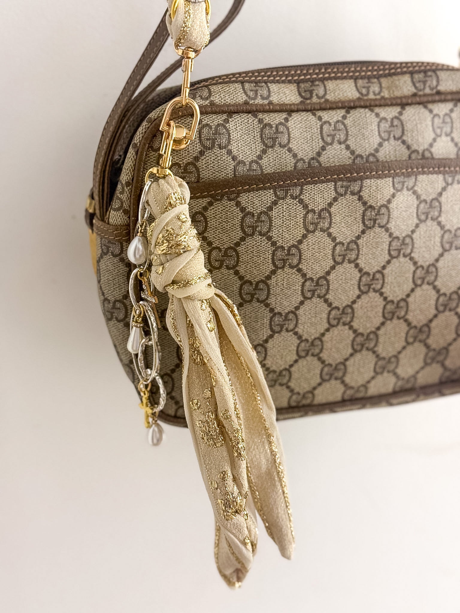 OOAK Vintage Wristlet Cross Body Purse