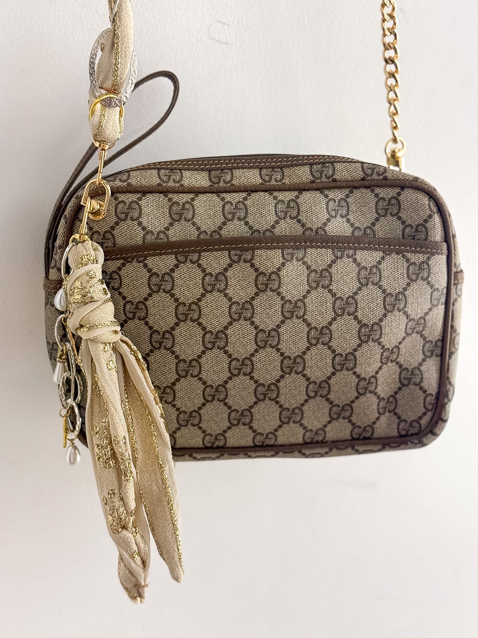 OOAK Vintage Wristlet Cross Body Purse