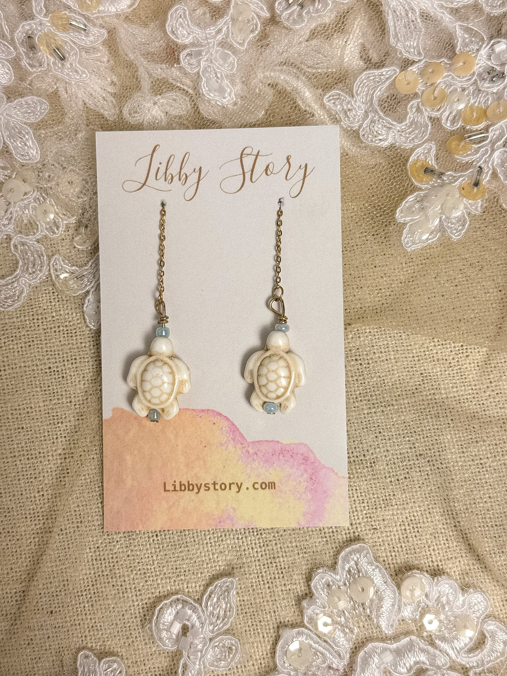 Handmade Sea Turtle Threaders