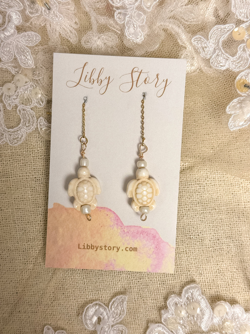 Handmade Sea Turtle Threaders