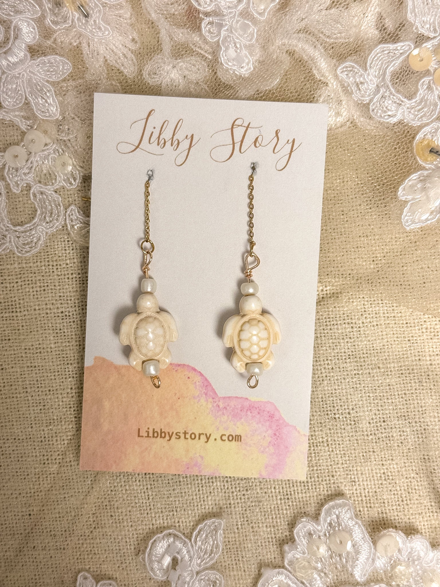 Handmade Sea Turtle Threaders