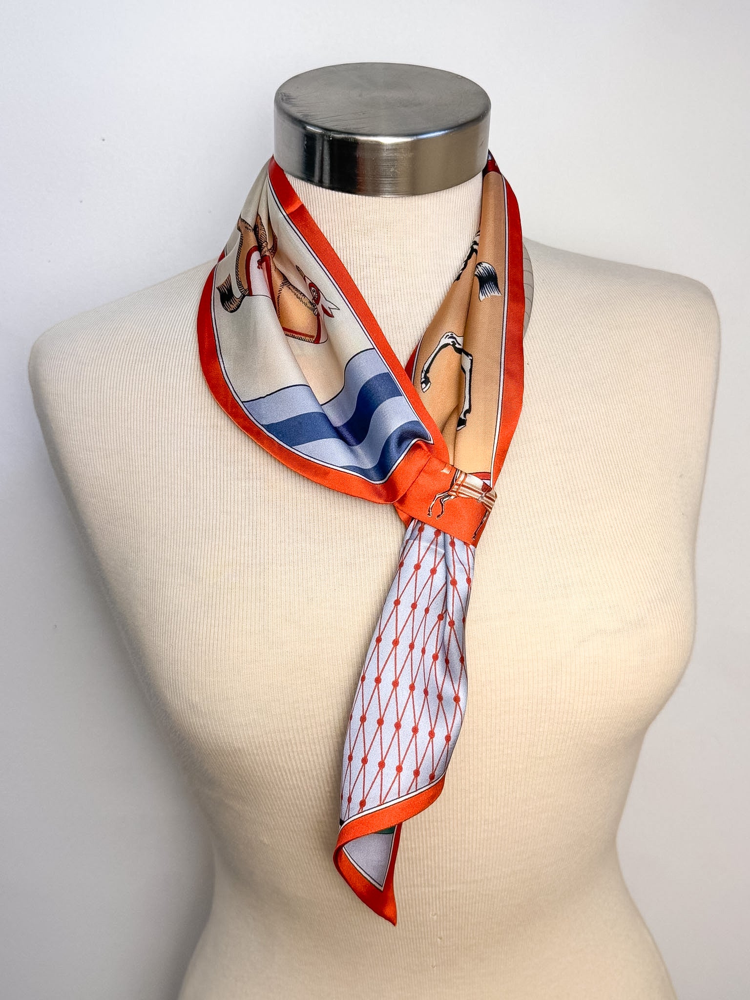 Satin Loop Neck Scarf