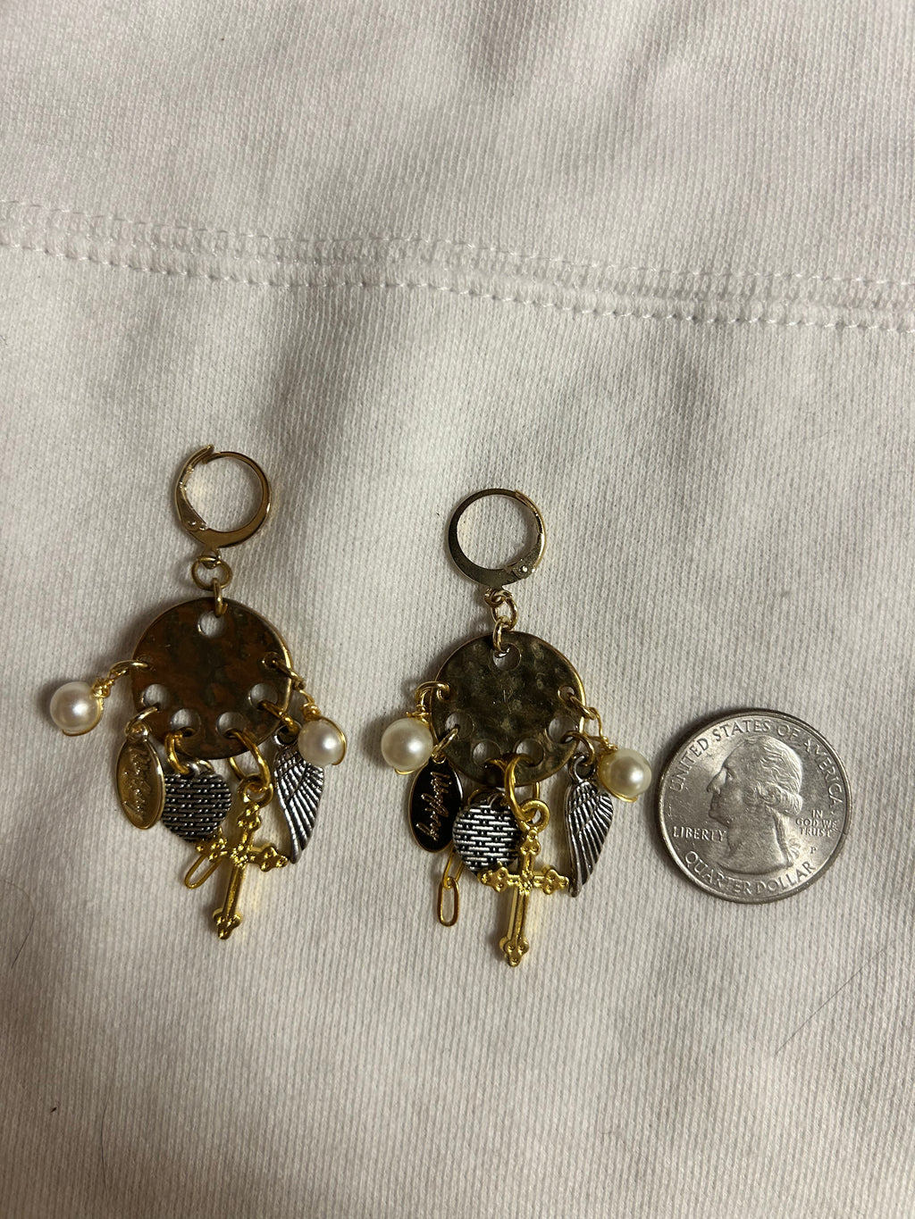 Angel Wings Small Chandelier Earrings