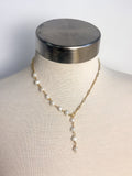 Handmade Freshwater Pearl Lariat Necklace