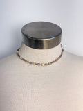 Handmade Shell & Glass Cube Choker or Bracelet