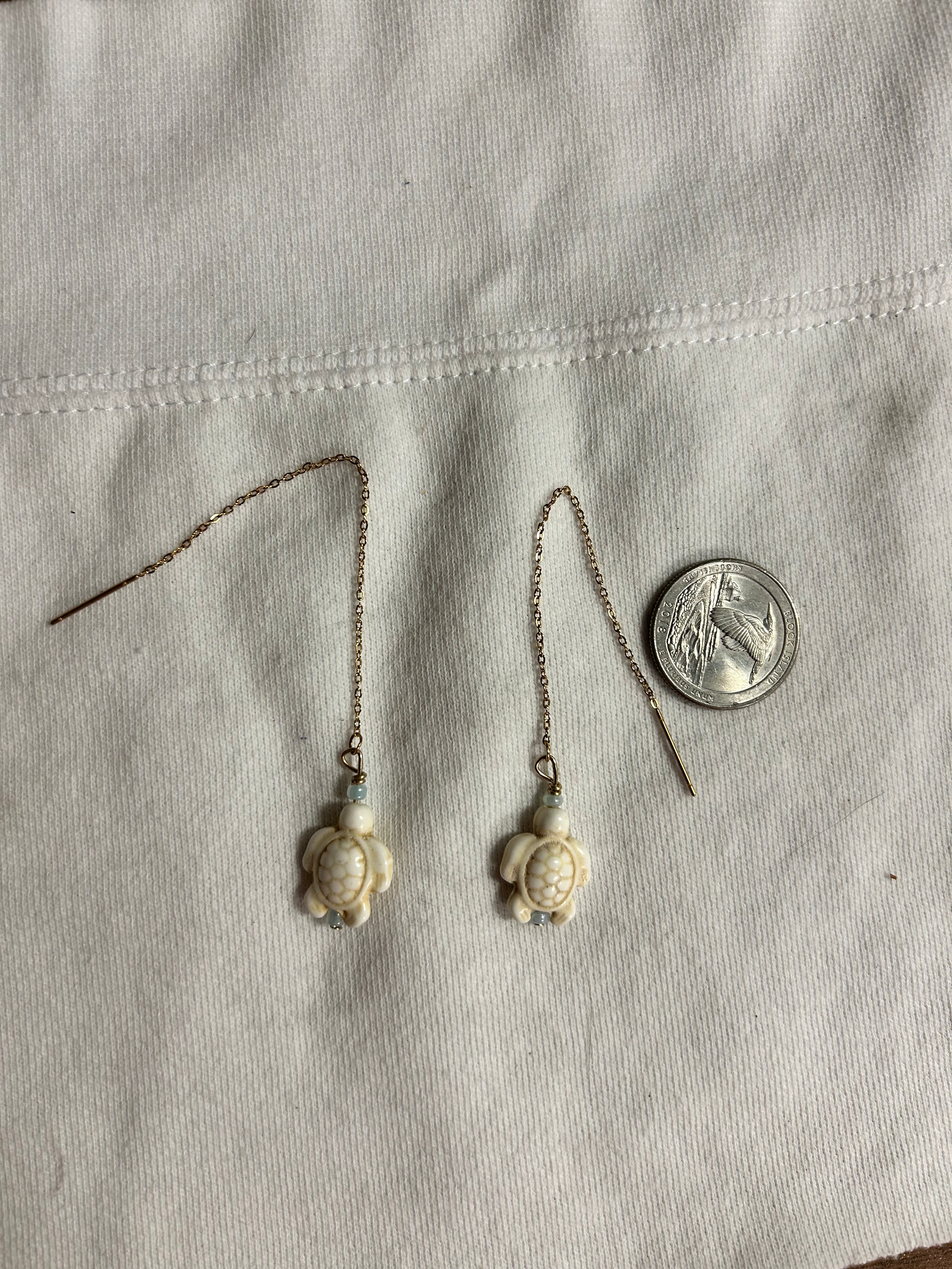 Handmade Sea Turtle Threaders