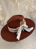 OOAK "Hail Yeah" 100% Wool Stiff Brim Hat