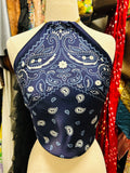 LS Upcycled Vintage Scarf Top