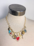 OOAK handmade Heart Pendant Necklace
