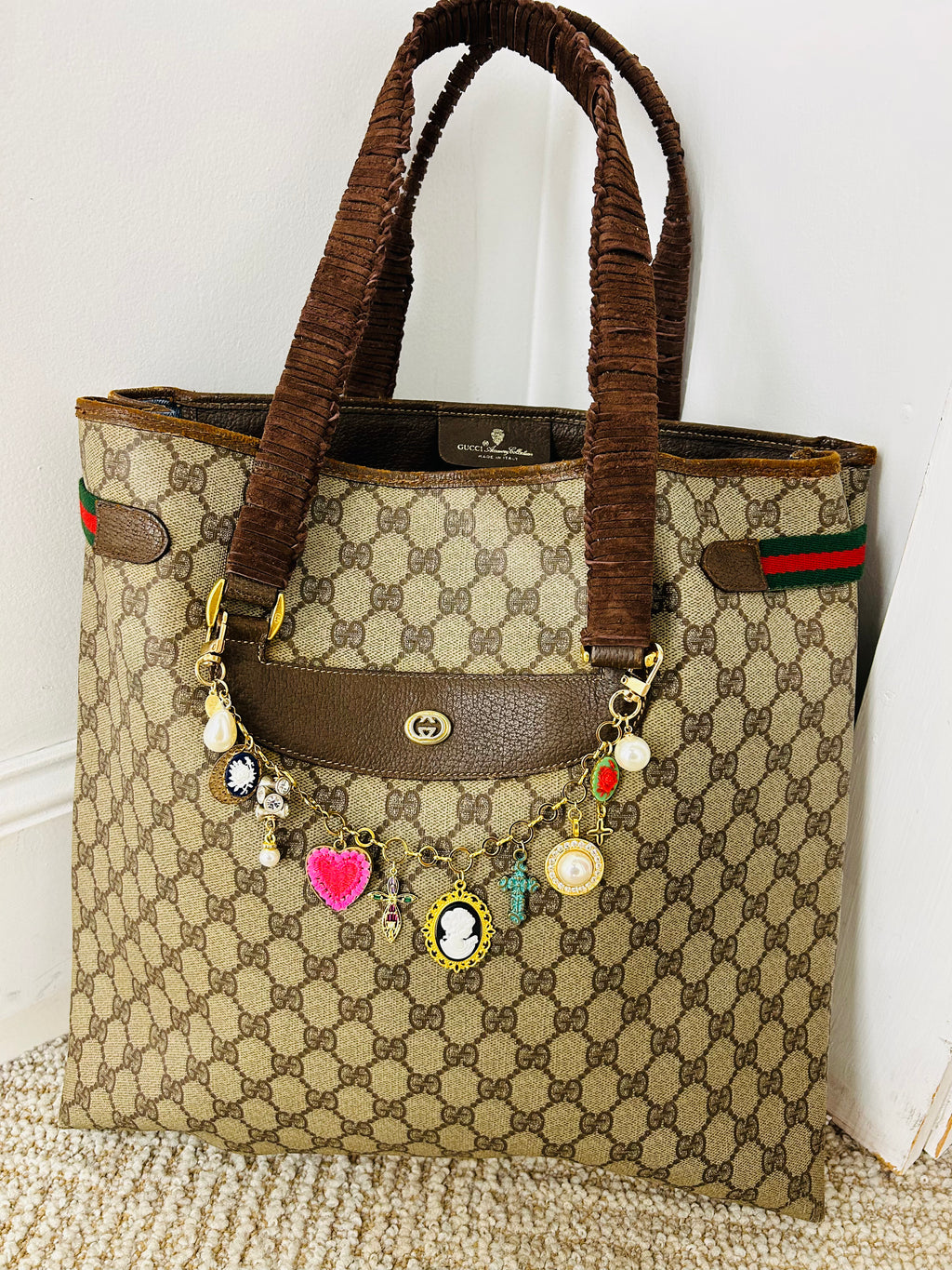OOAK VIntage Large Gucci GG Supreme Tote