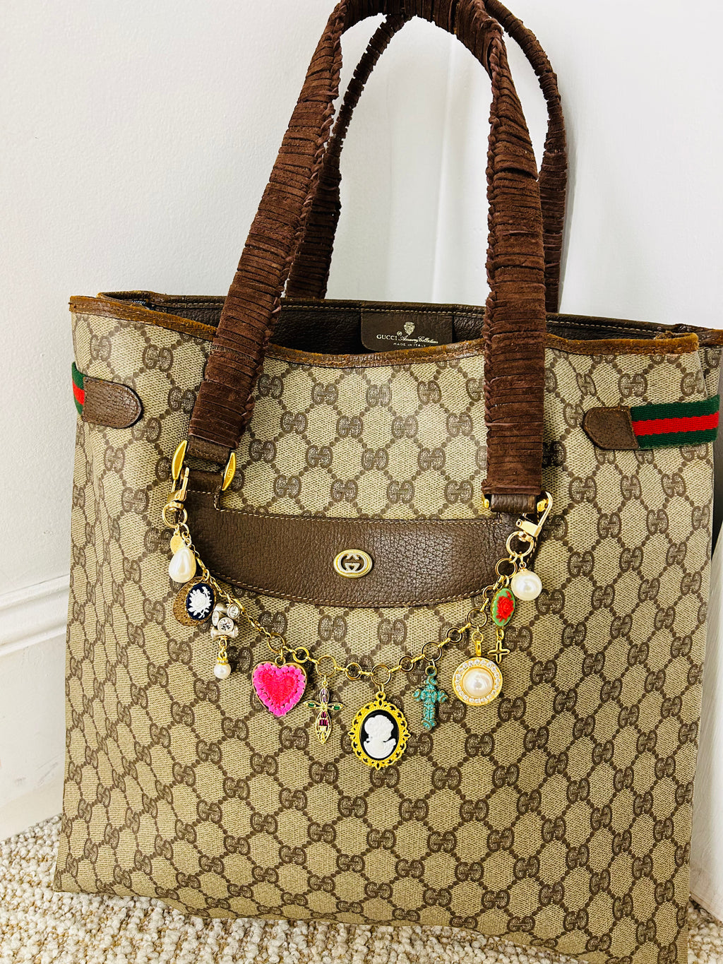 OOAK VIntage Large Gucci GG Supreme Tote