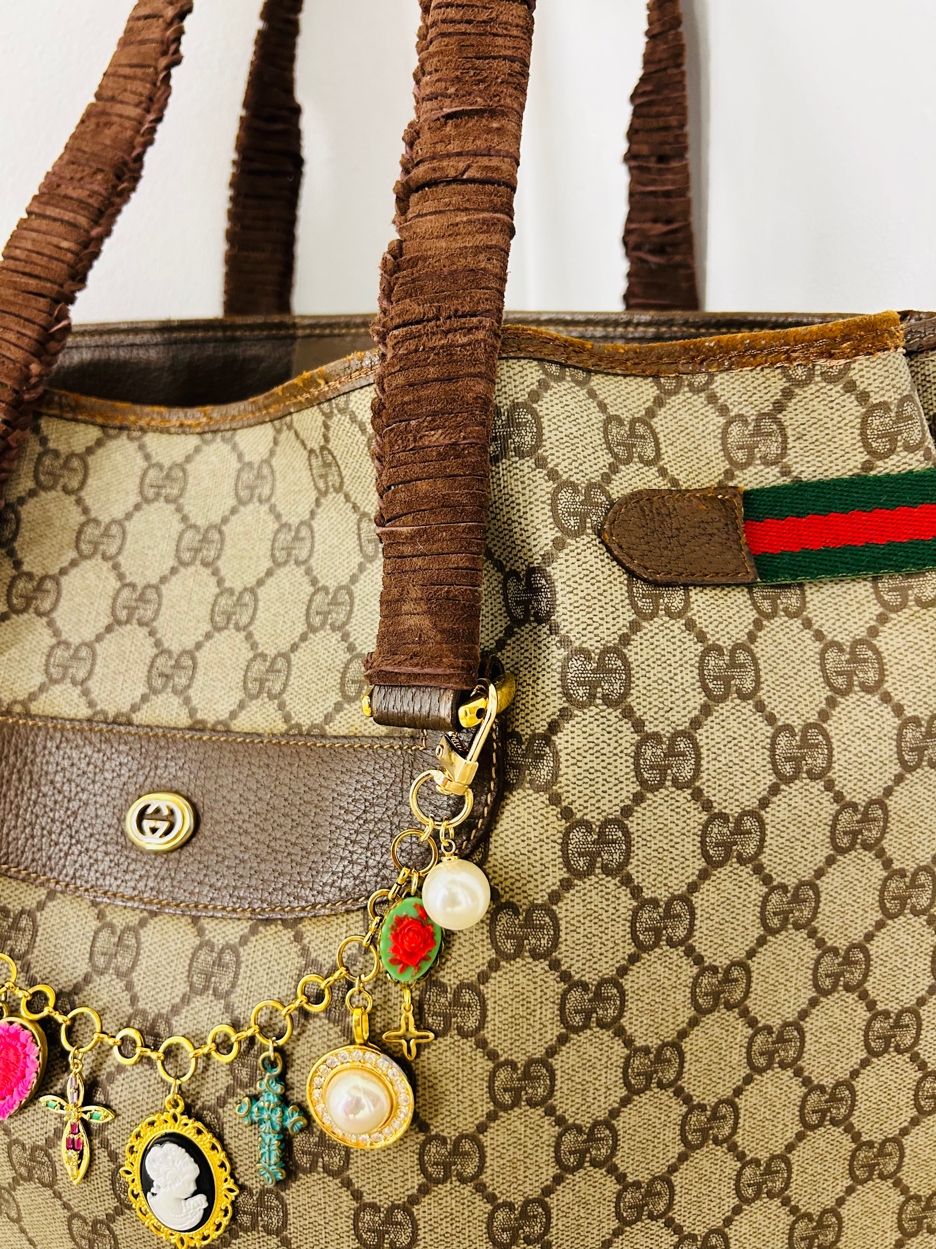 OOAK VIntage Large Gucci GG Supreme Tote