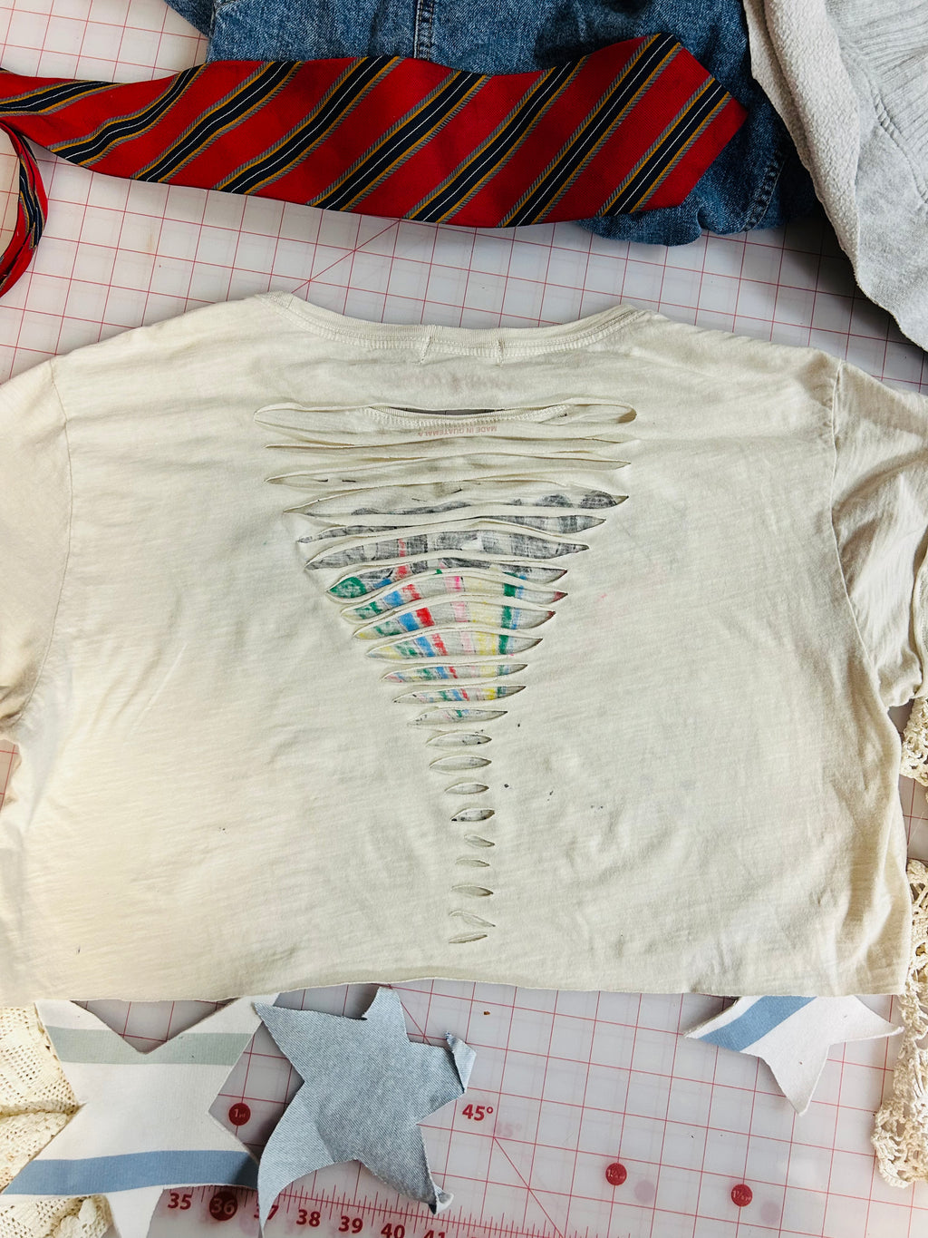 OOAK Handpainted Woodstock Graphic Tee