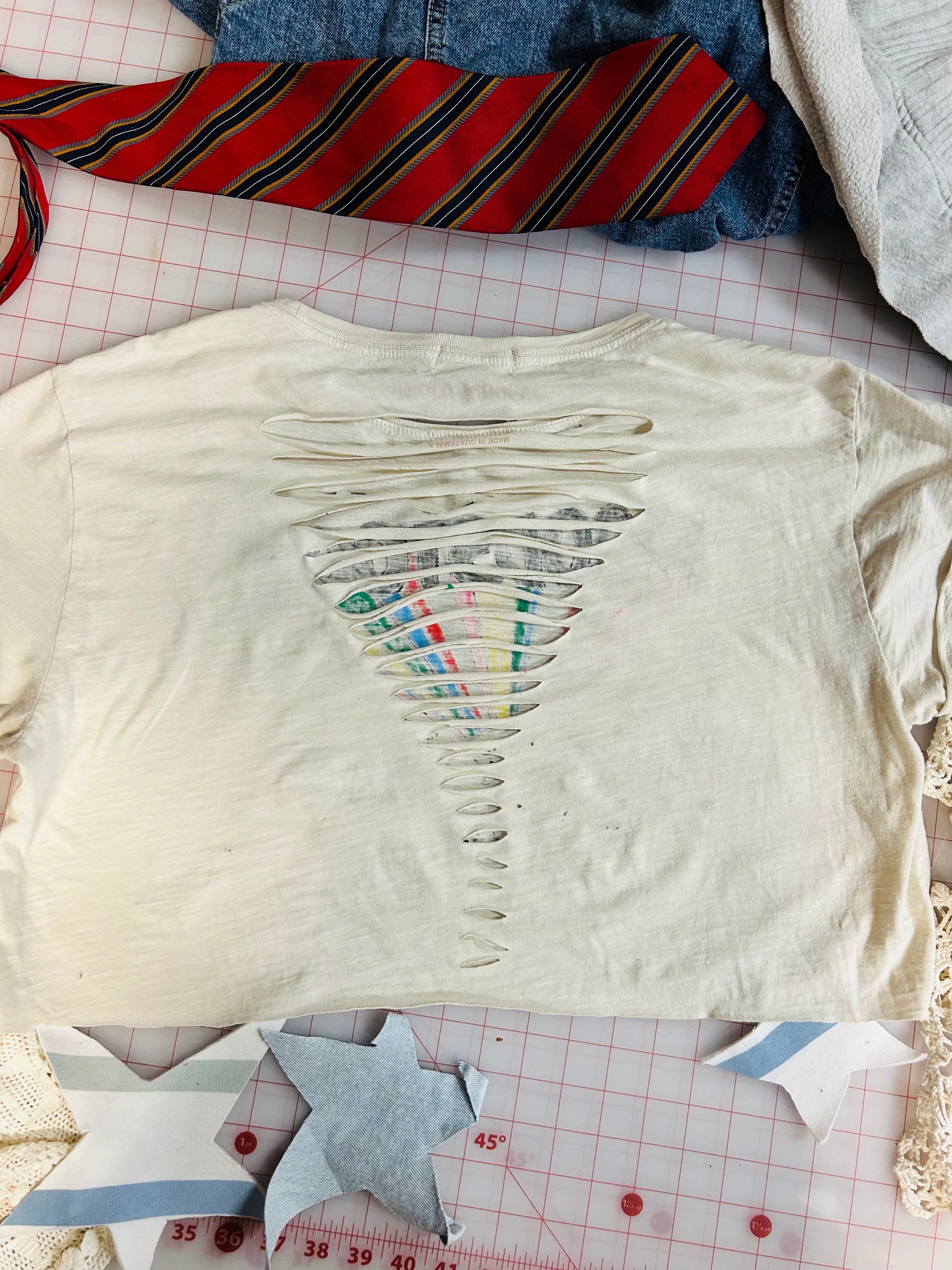 OOAK Handpainted Woodstock Graphic Tee