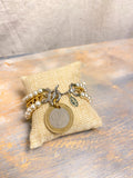 OOAK Pearl/Coin Bracelet